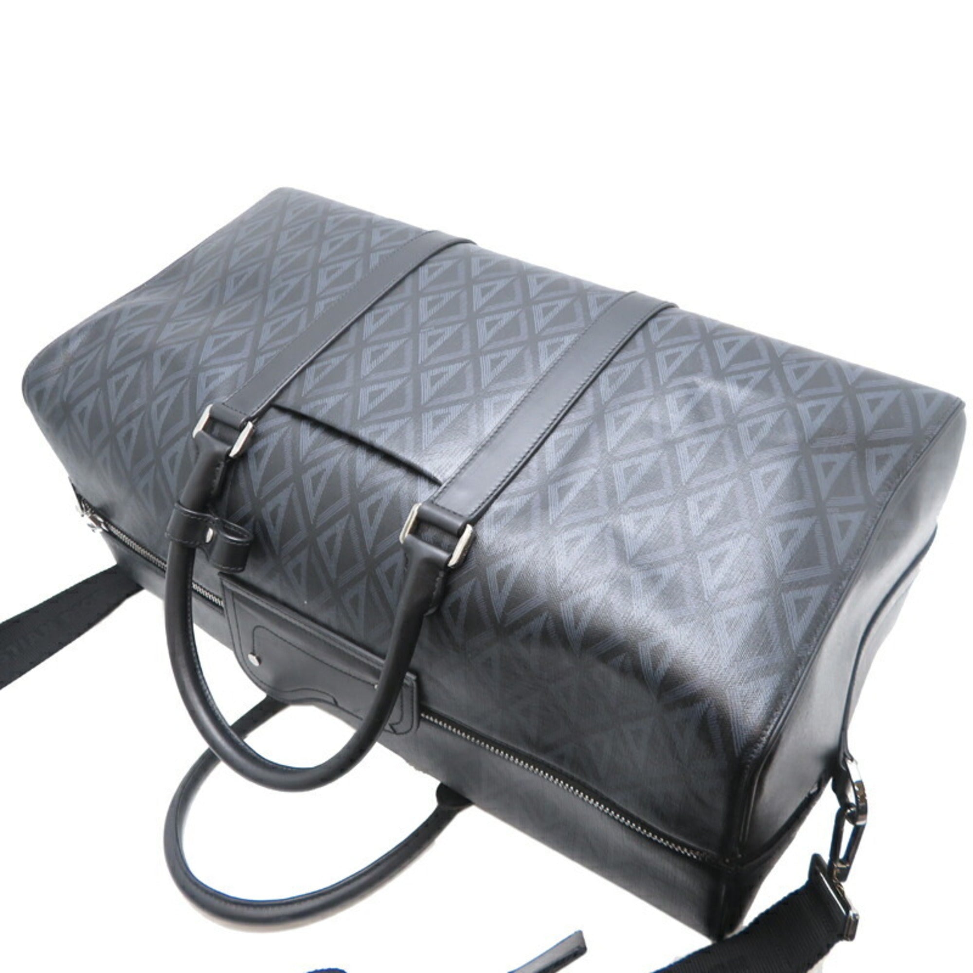 Christian Dior Black Pvc Boston Bag ()