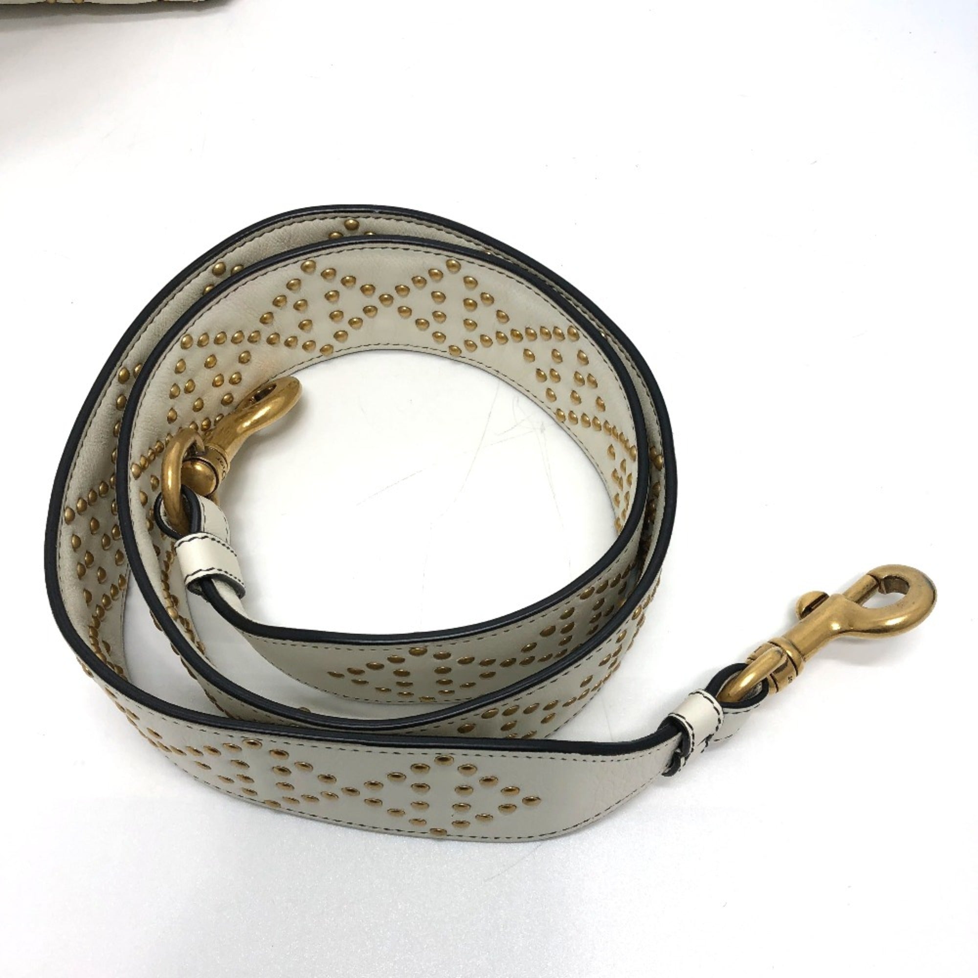 Christian Dior White Leather Handbag ()