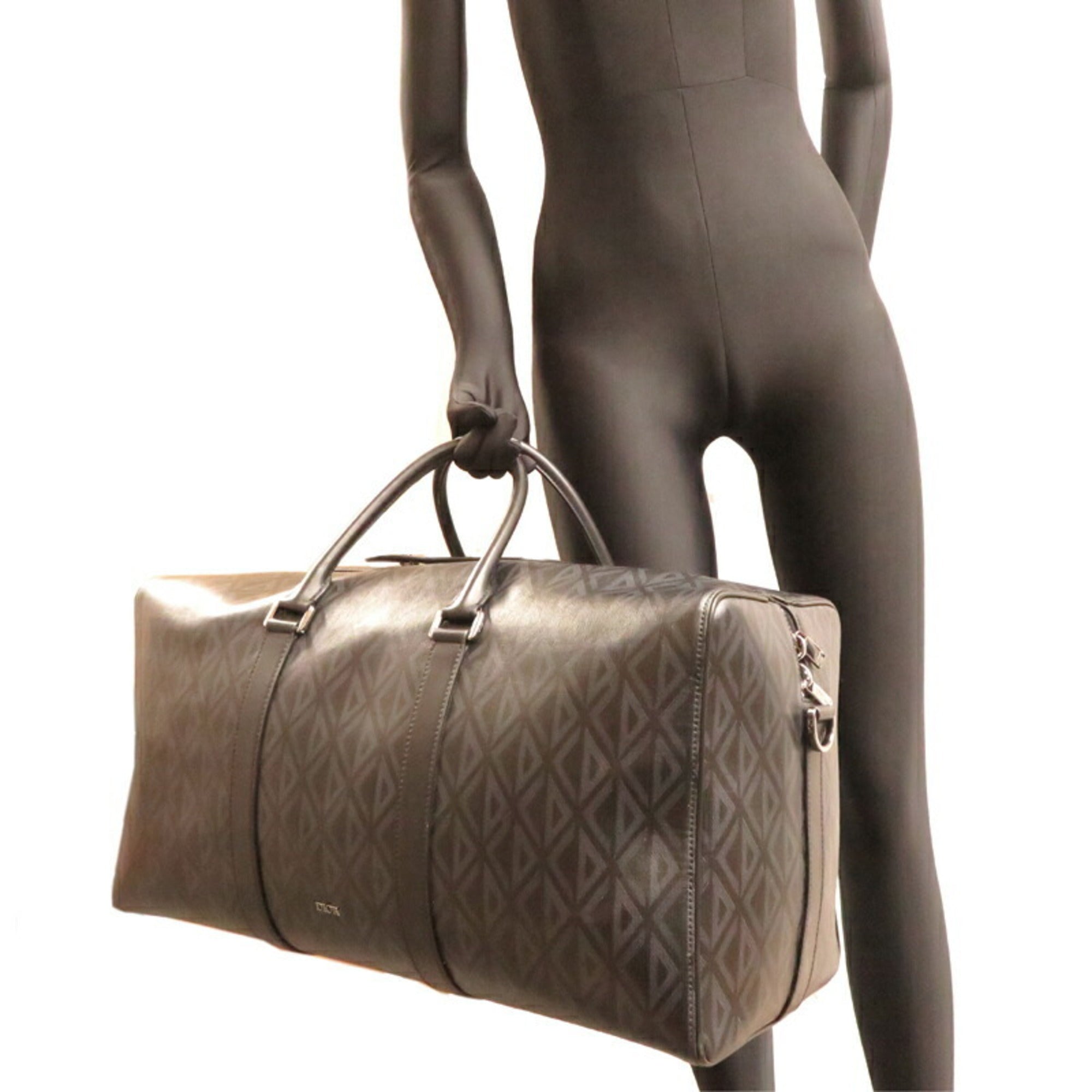 Christian Dior Black Pvc Boston Bag ()