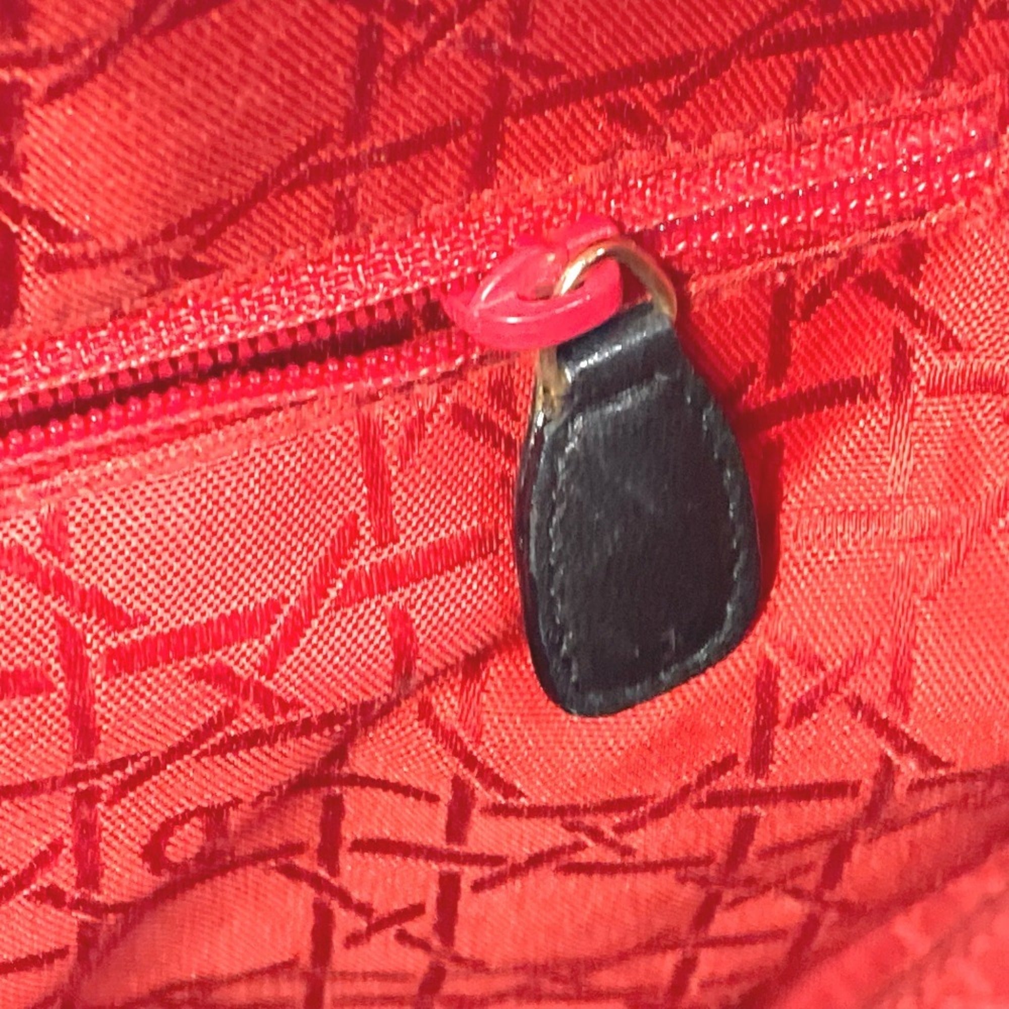Christian Dior Black Leather Handbag Shoulder Bag ()