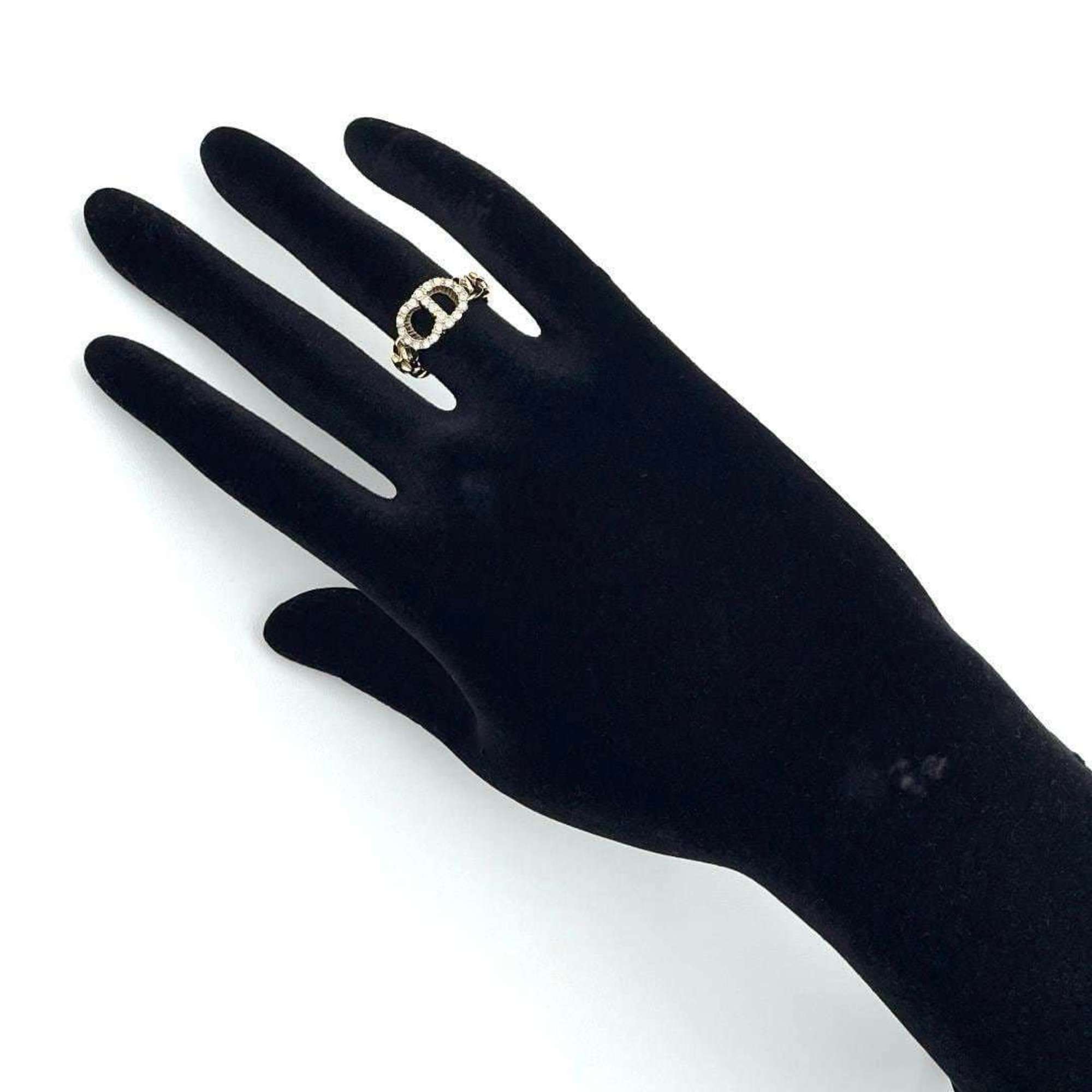 Christian Dior Gold Metal Band Ring ()