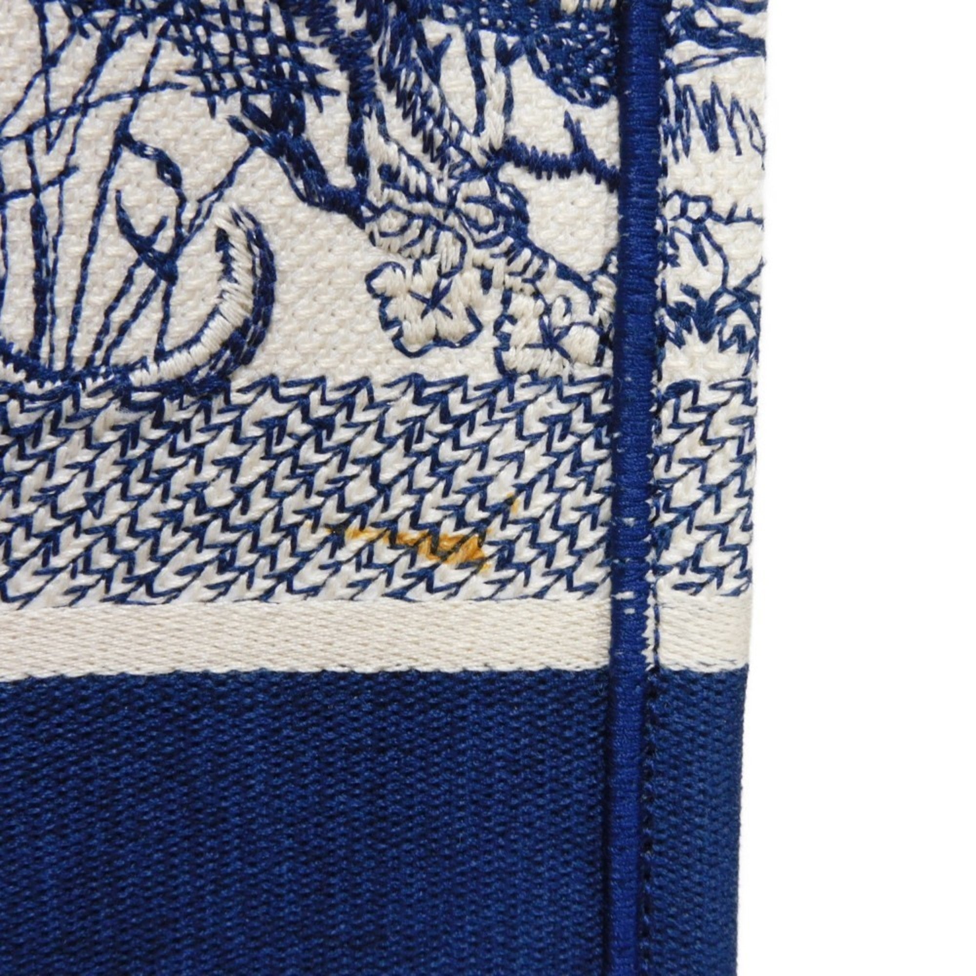 Christian Dior Blue Cotton Tote Bag ()