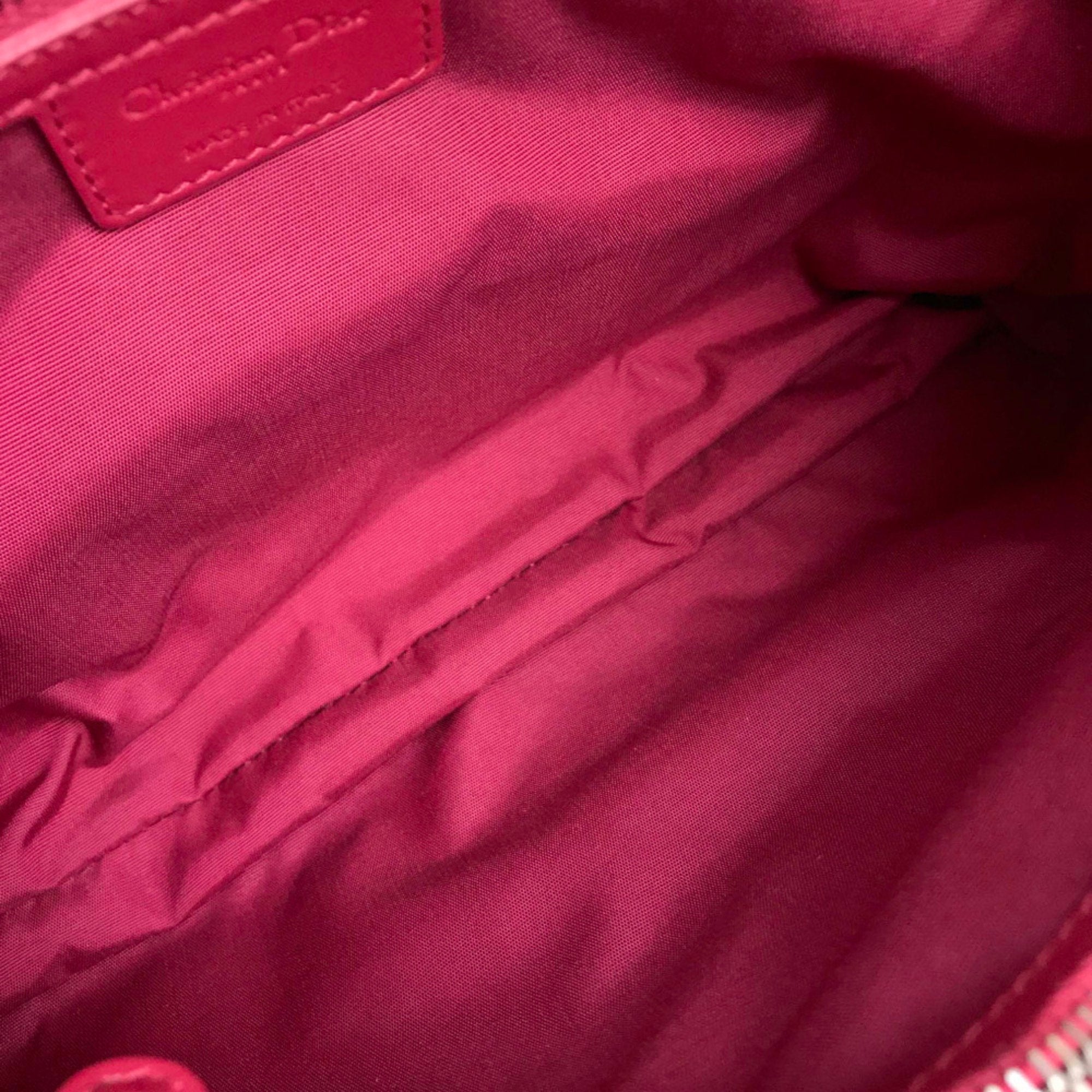 Christian Dior Pink Leather Handbag ()
