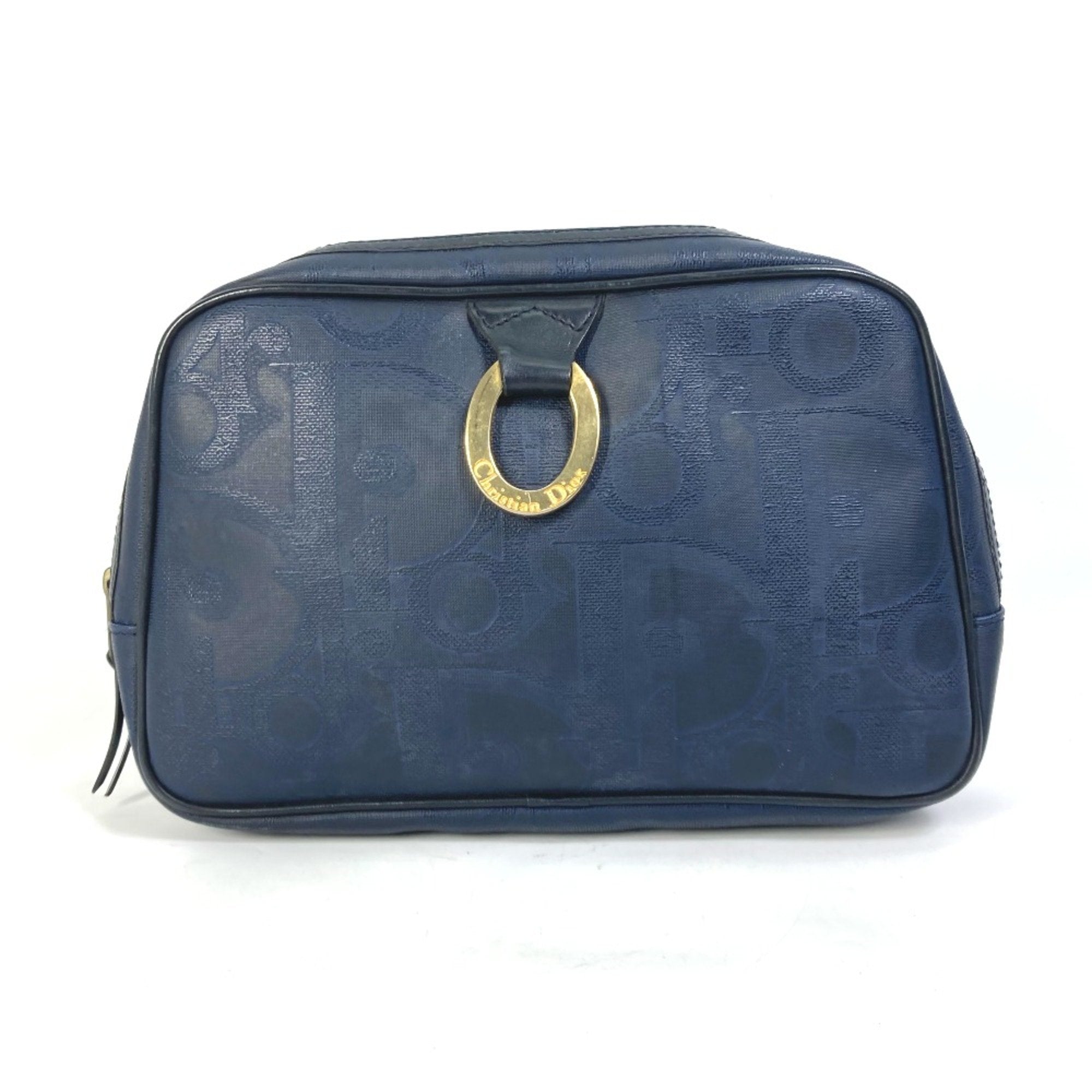 Christian Dior Navy Other Clutch Bag ()