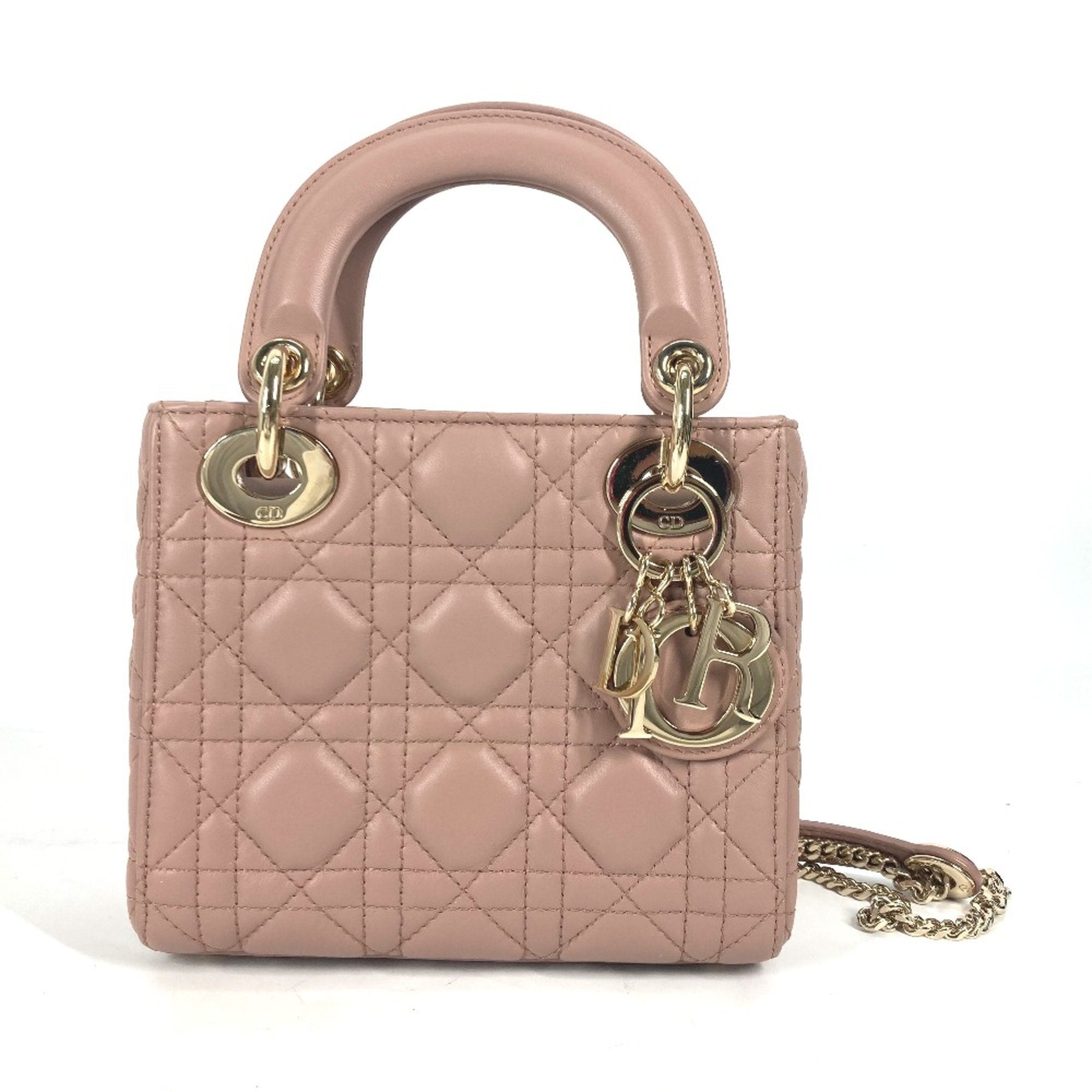 Christian Dior Beige Leather Handbag ()