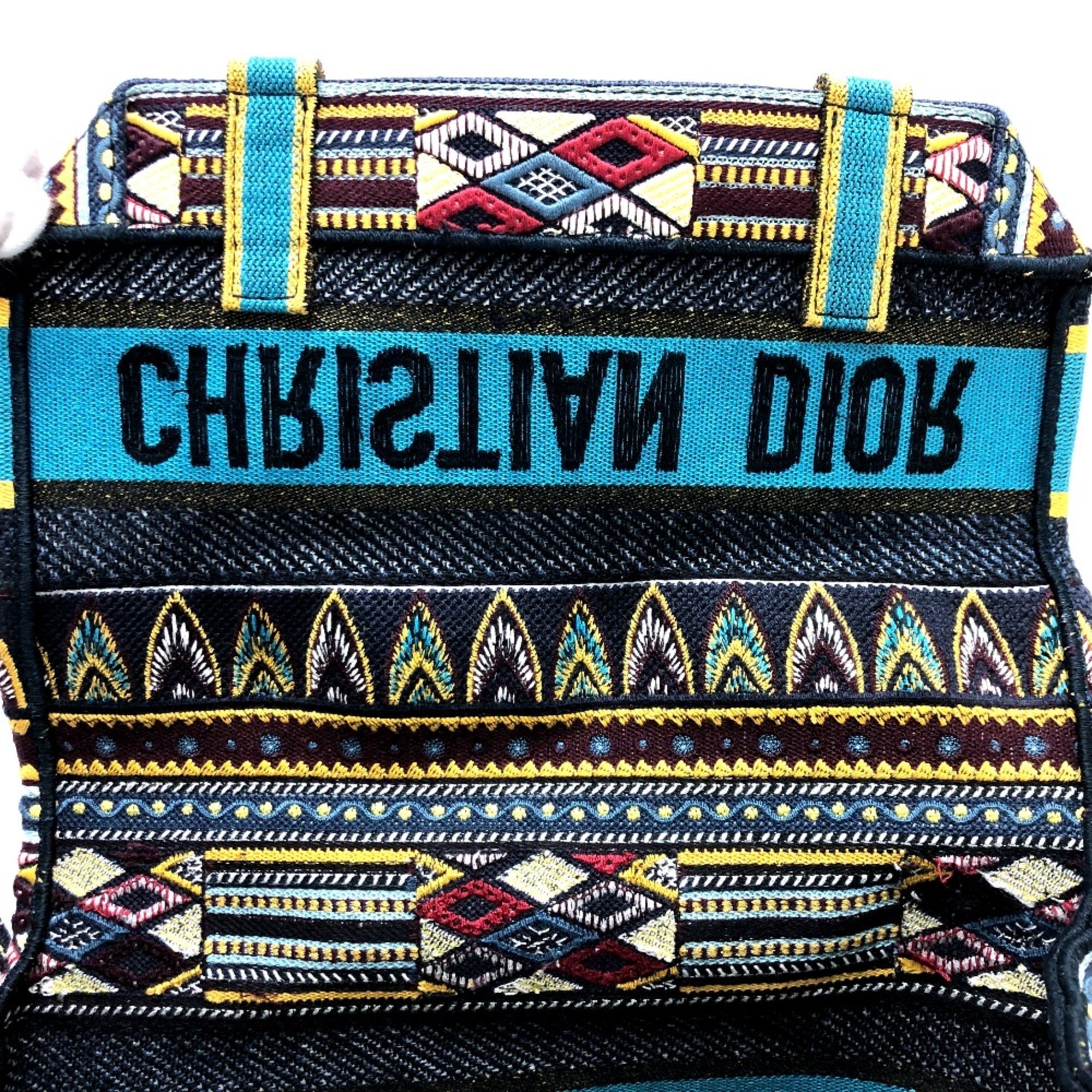 Christian Dior Blue Cloth Shoulder Bag ()