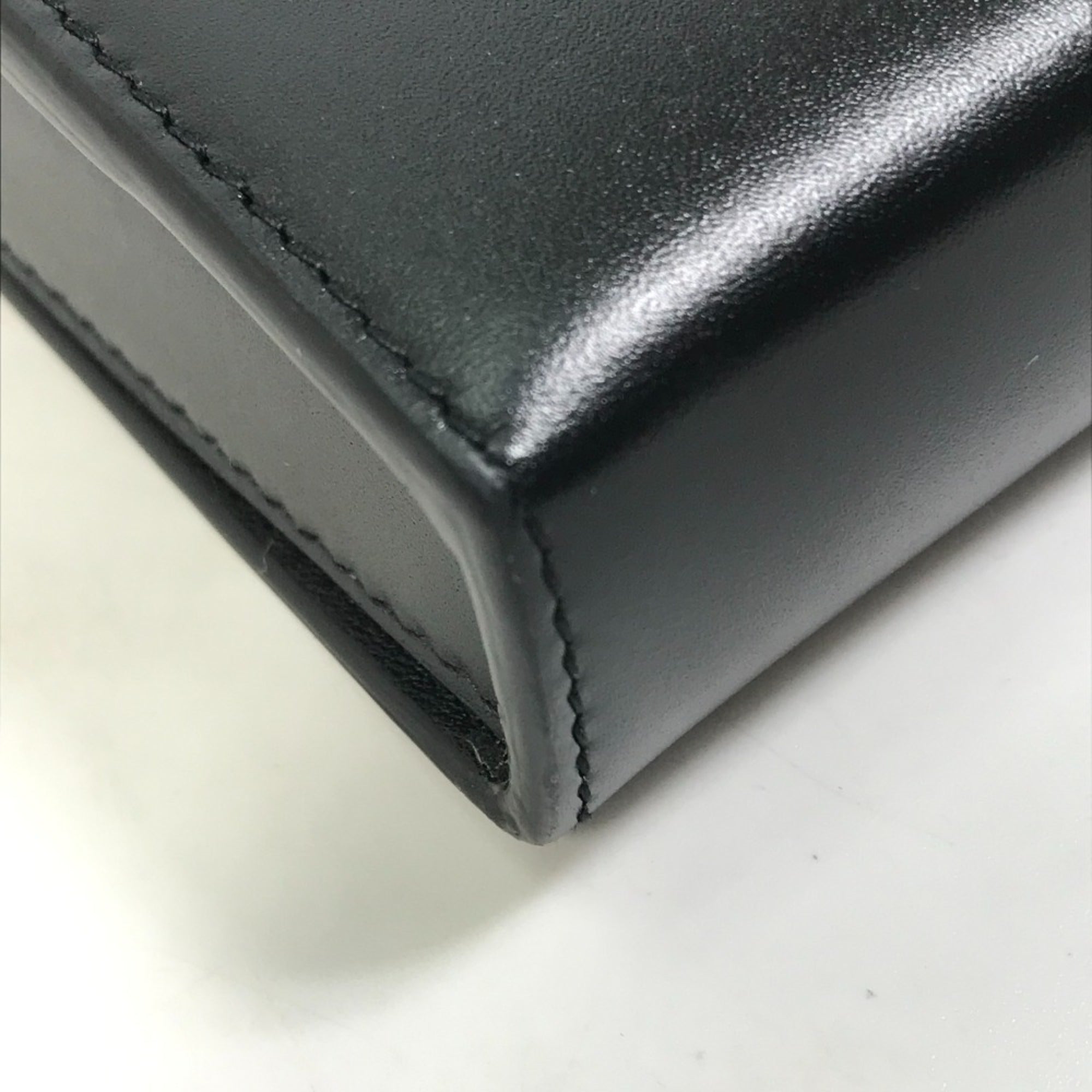 Christian Dior Black Leather Shoulder Bag ()