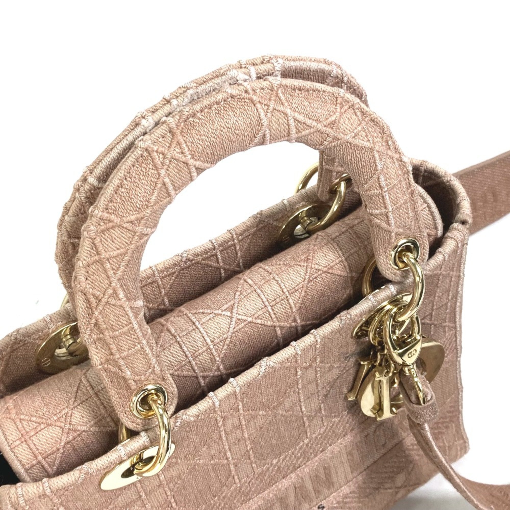 Christian Dior Pink Cloth Handbag ()