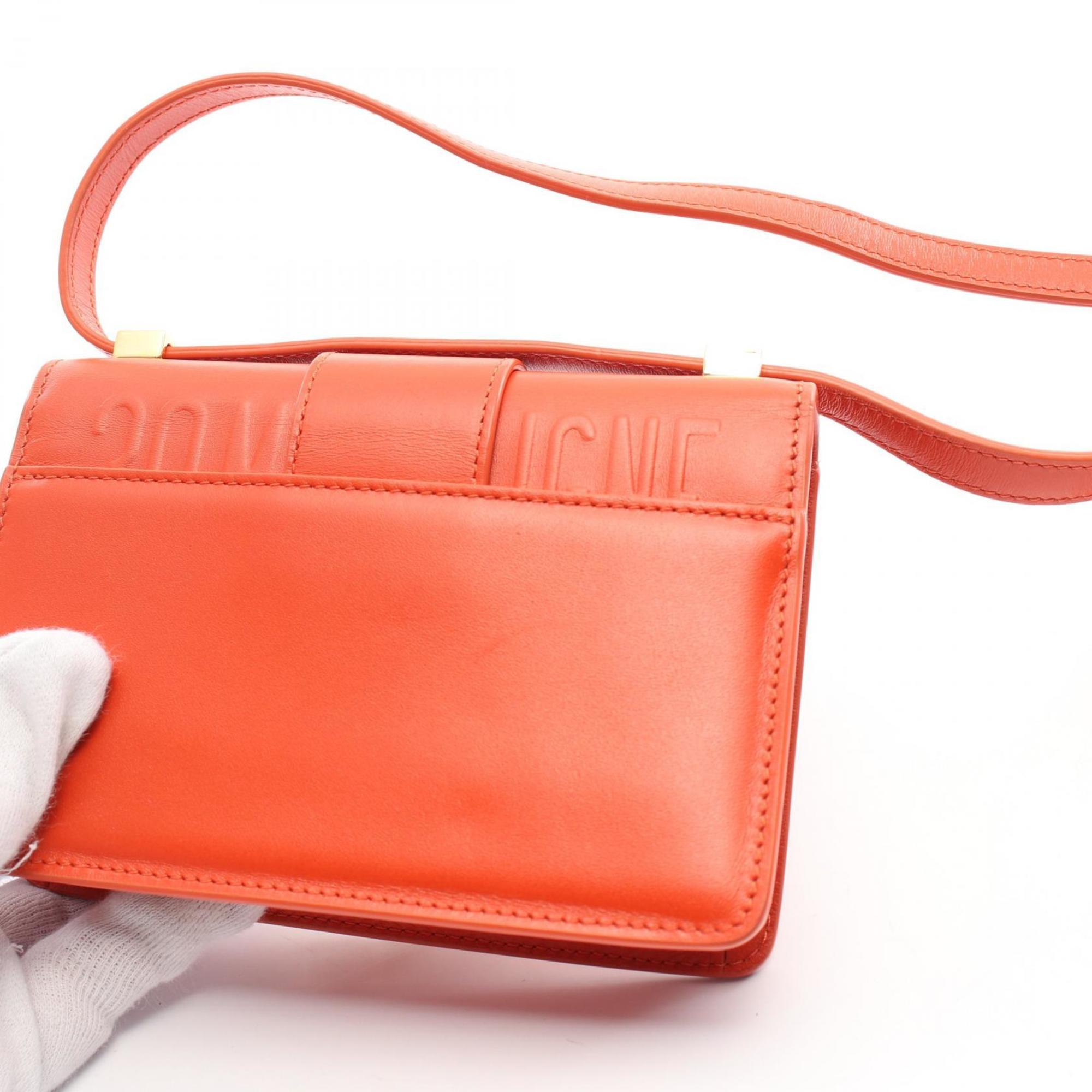 Christian Dior Orange Leather Shoulder Bag ()