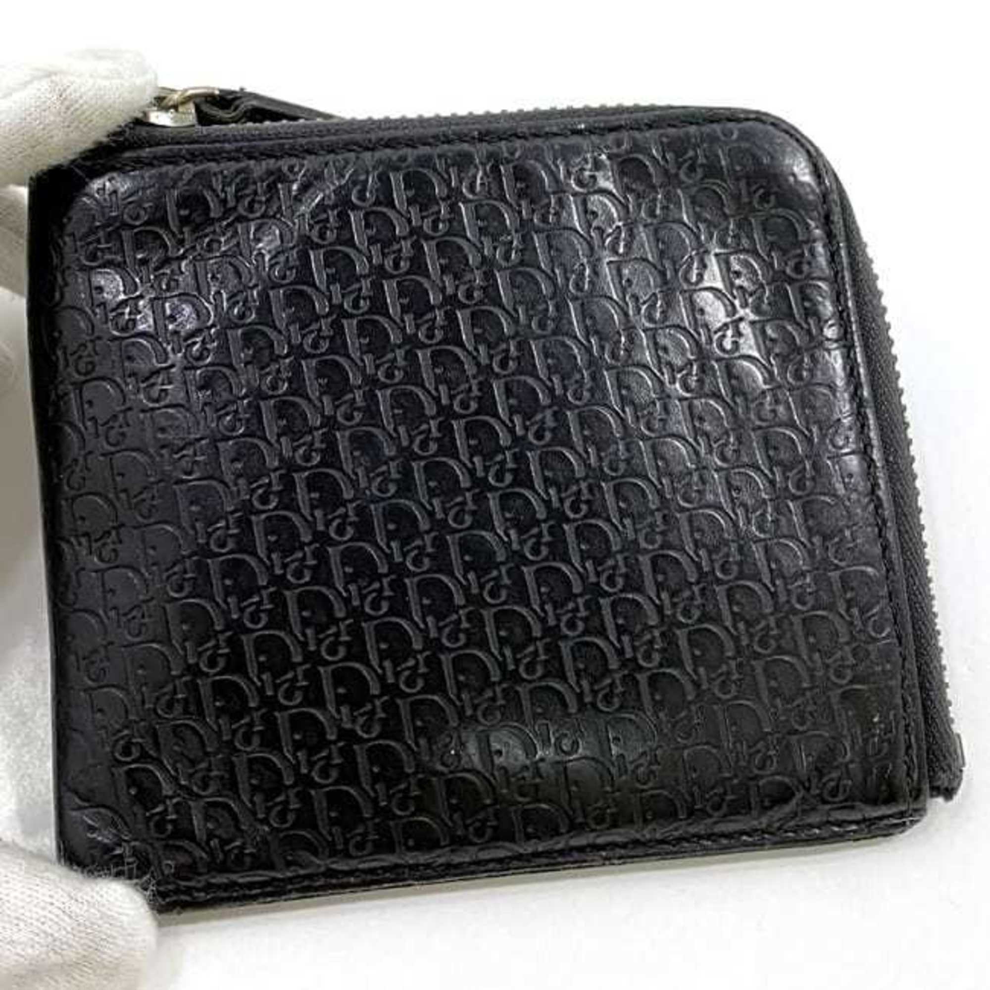 Christian Dior Black Patent Leather Wallet (Bi-Fold) ()