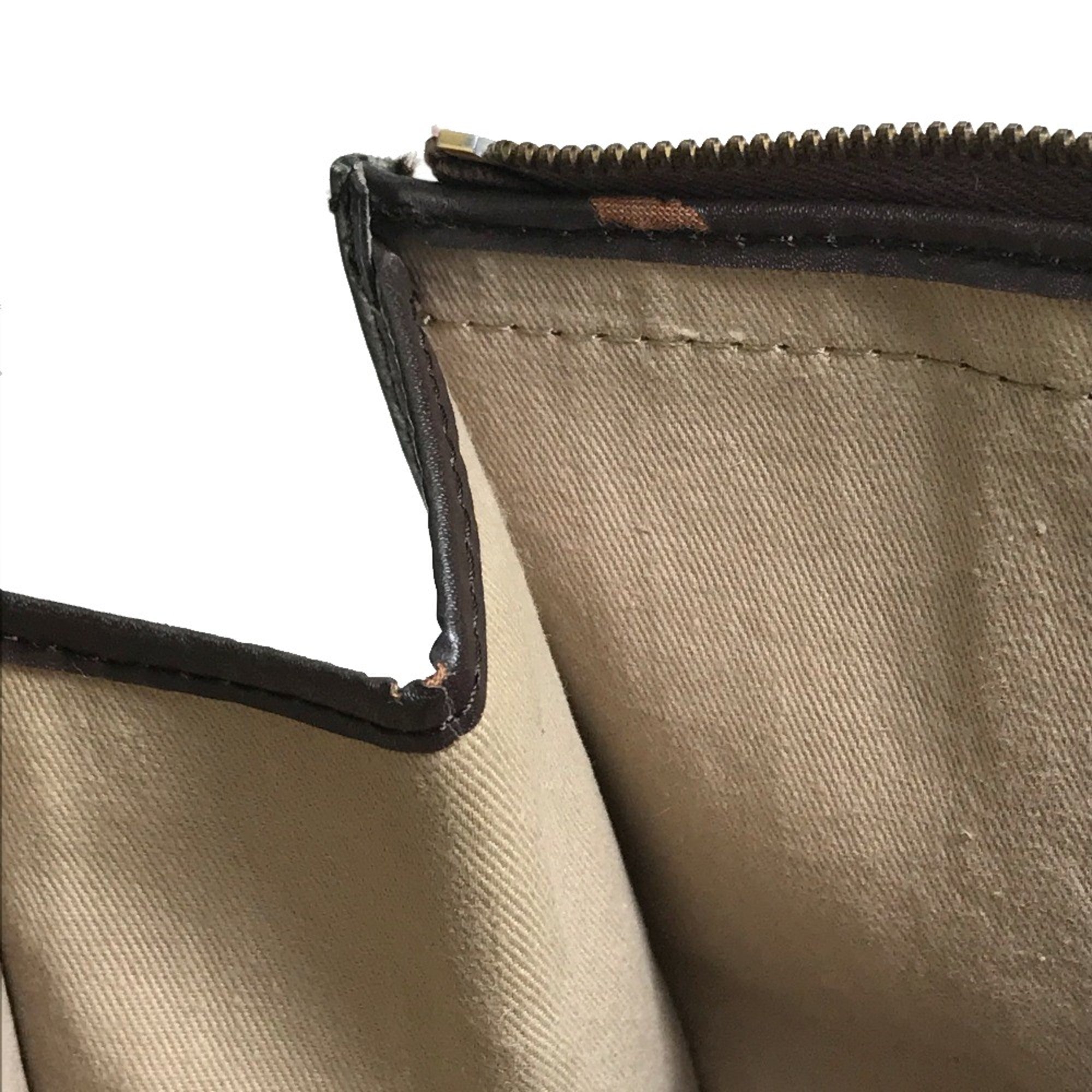 Christian Dior Beige Leather Shoulder Bag ()