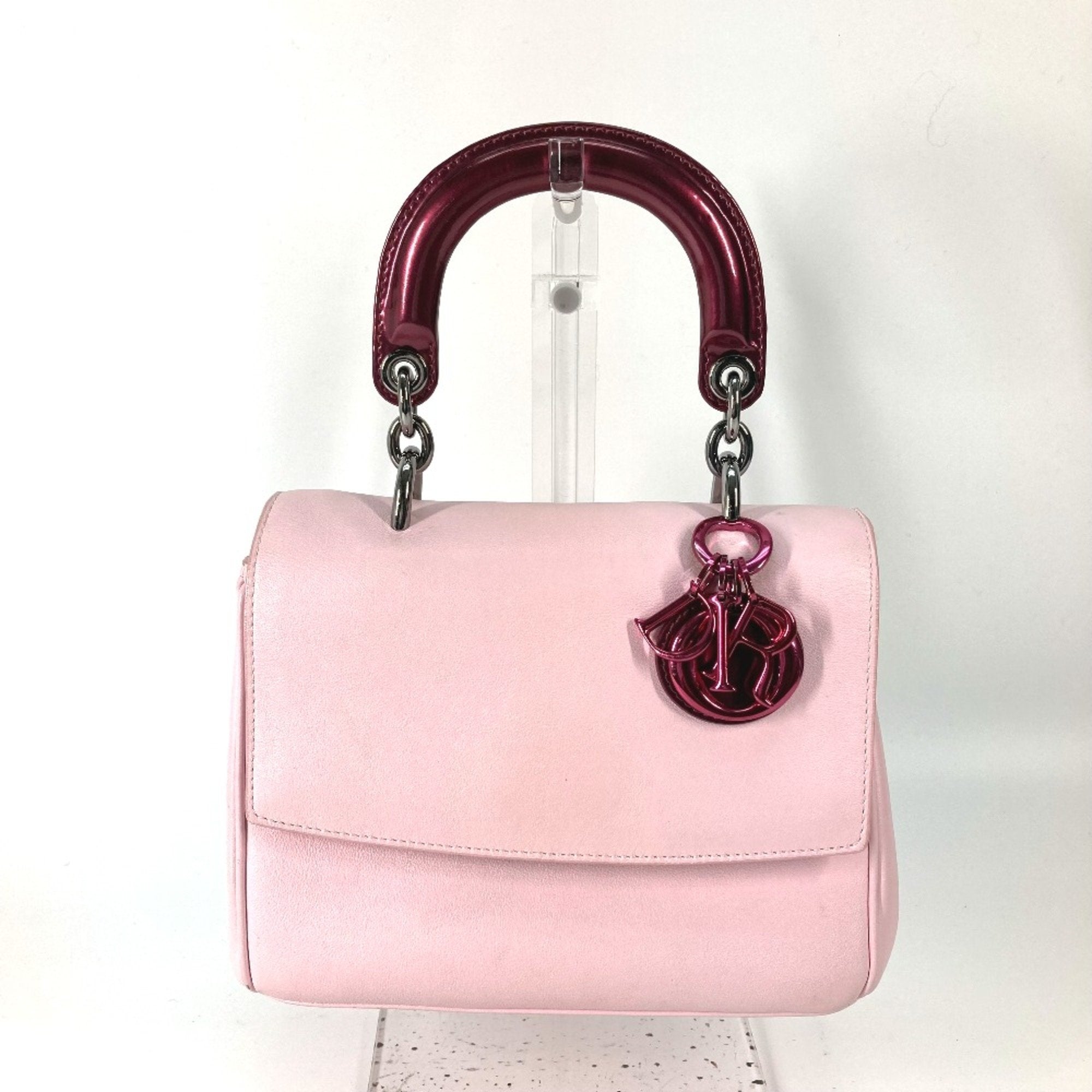 Christian Dior Pink Leather Handbag ()