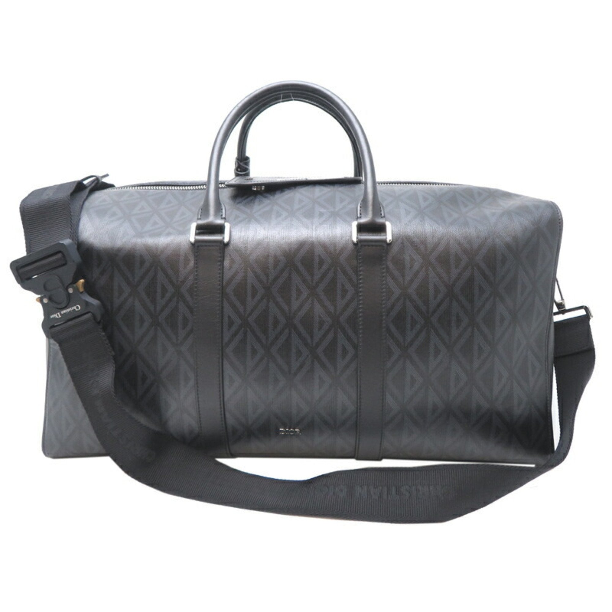 Christian Dior Black Pvc Boston Bag ()