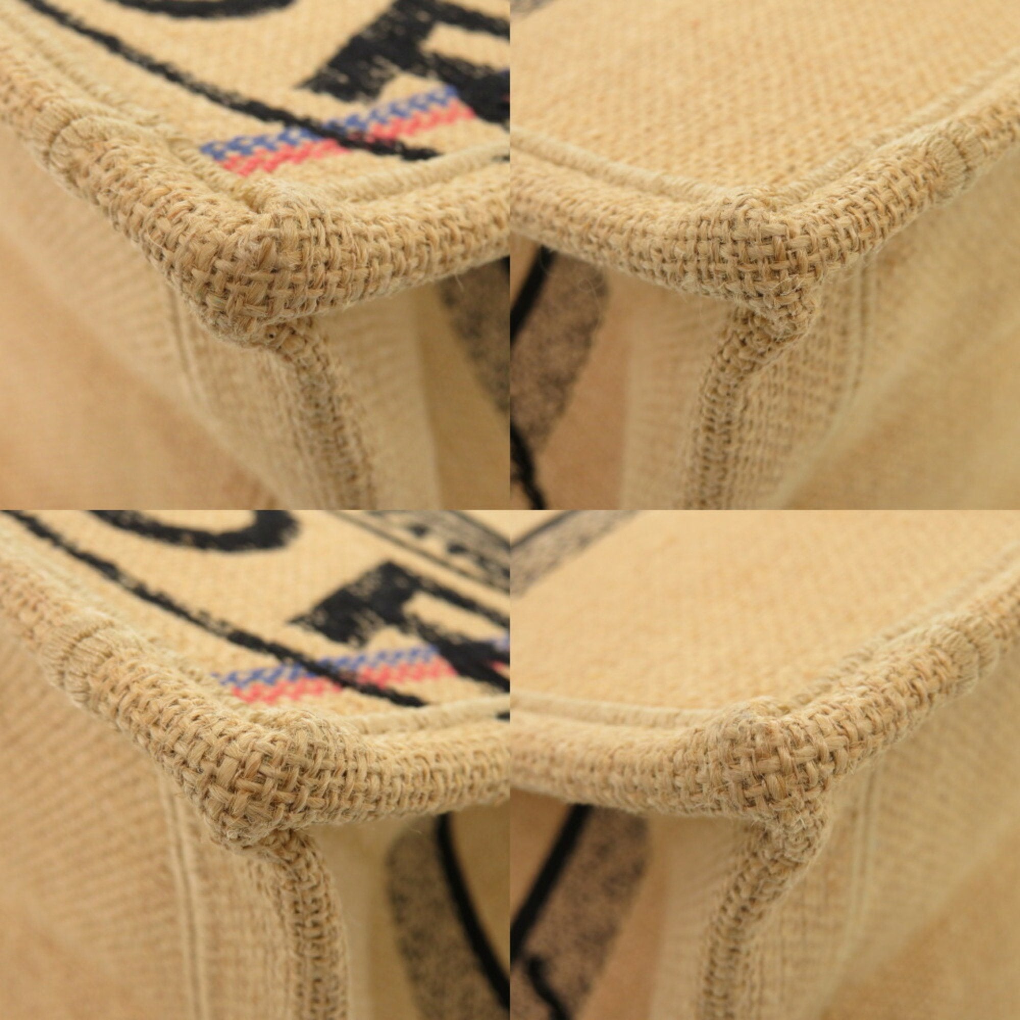 Christian Dior Beige Raffia Tote Bag ()