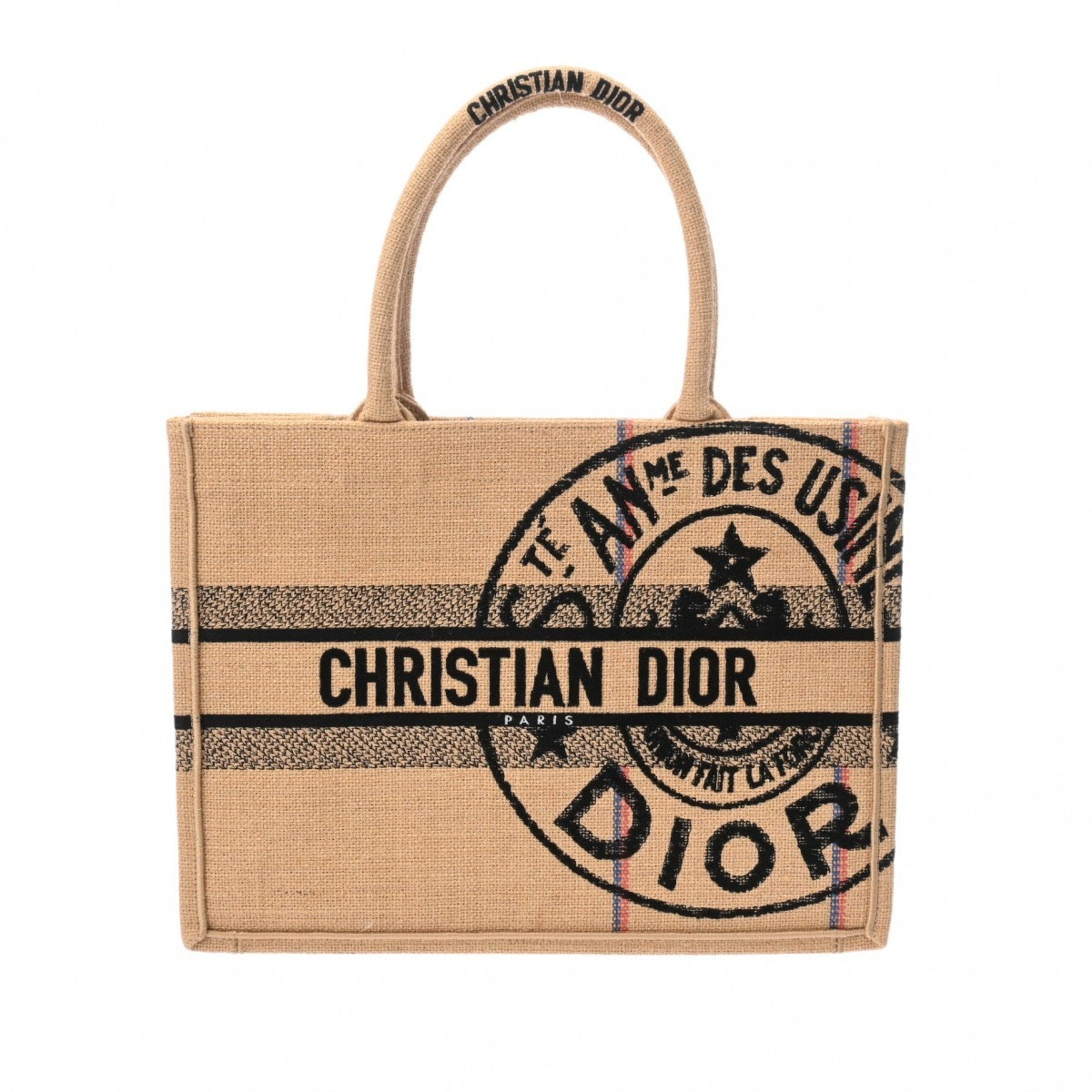 Christian Dior Beige Canvas Handbag ()