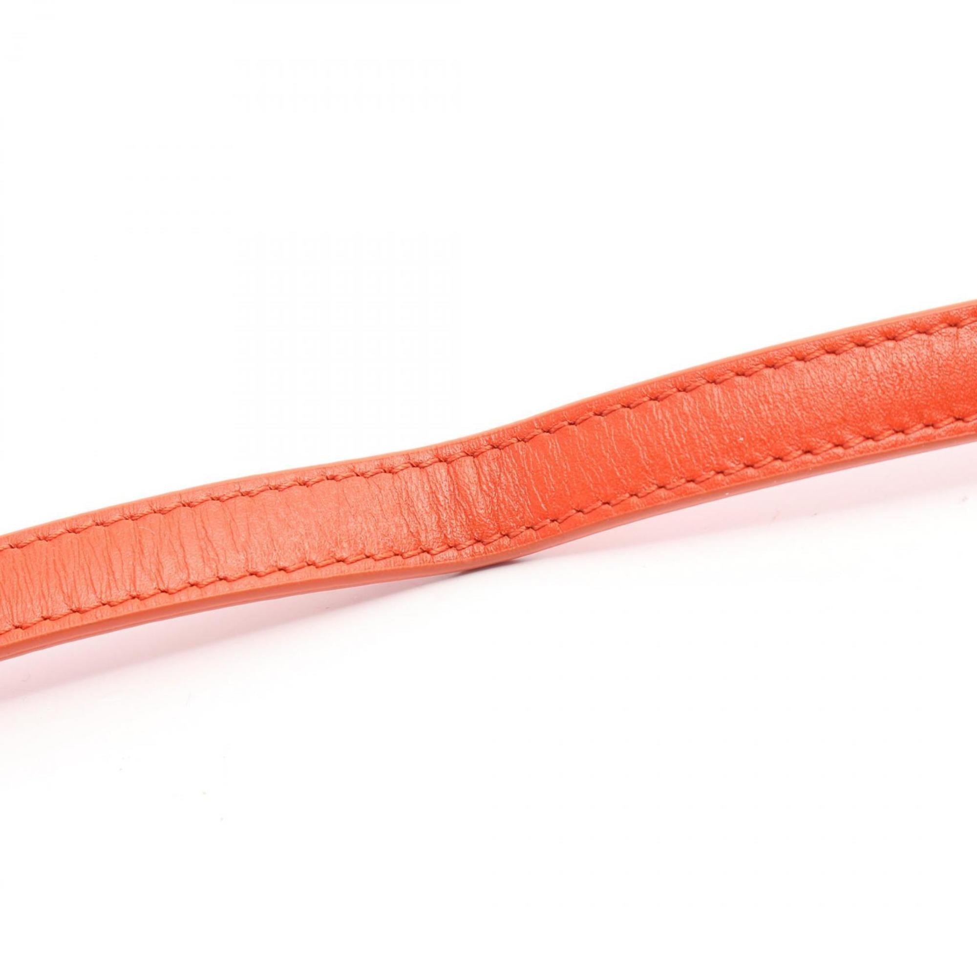 Christian Dior Orange Leather Shoulder Bag ()