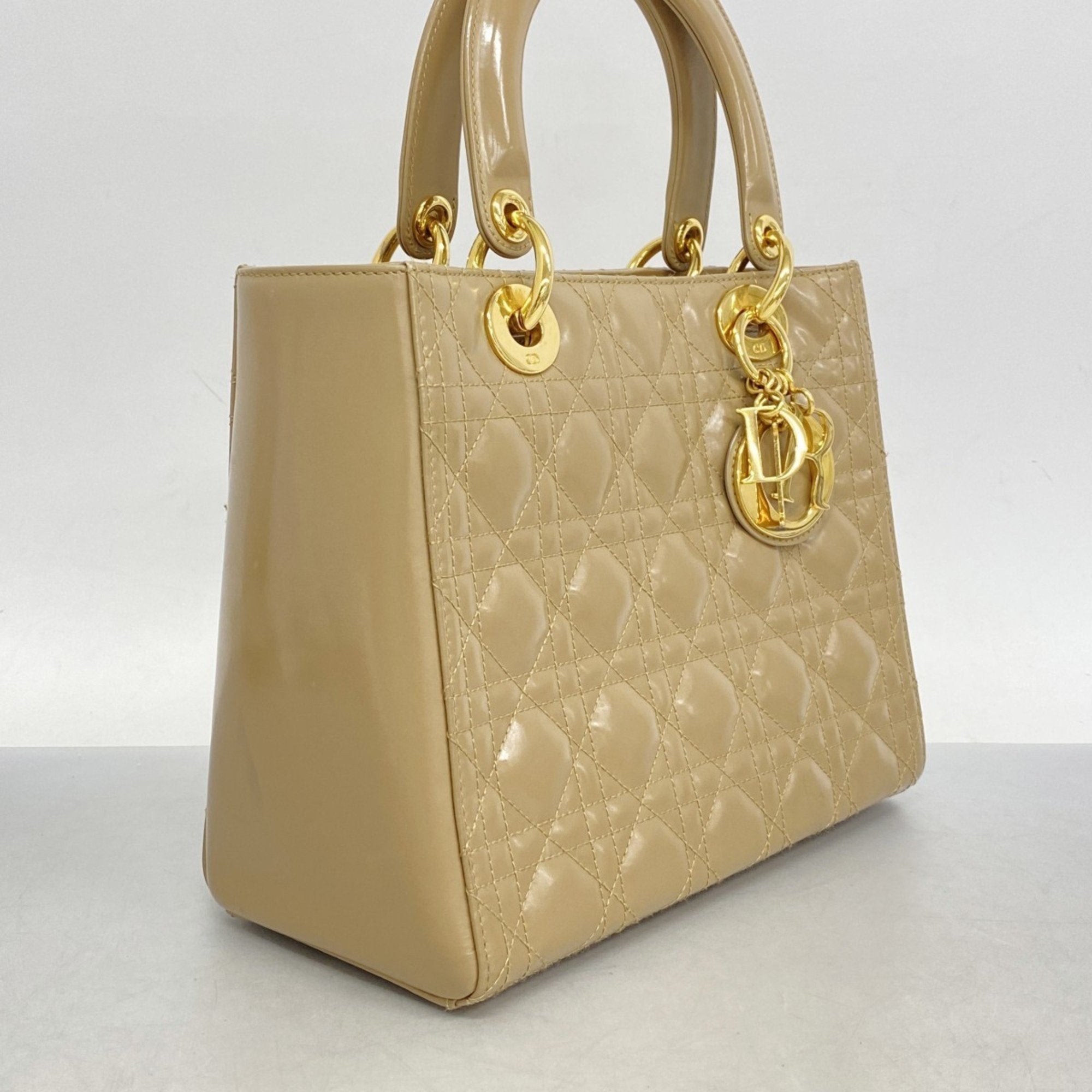 Christian Dior Brown Leather Handbag ()