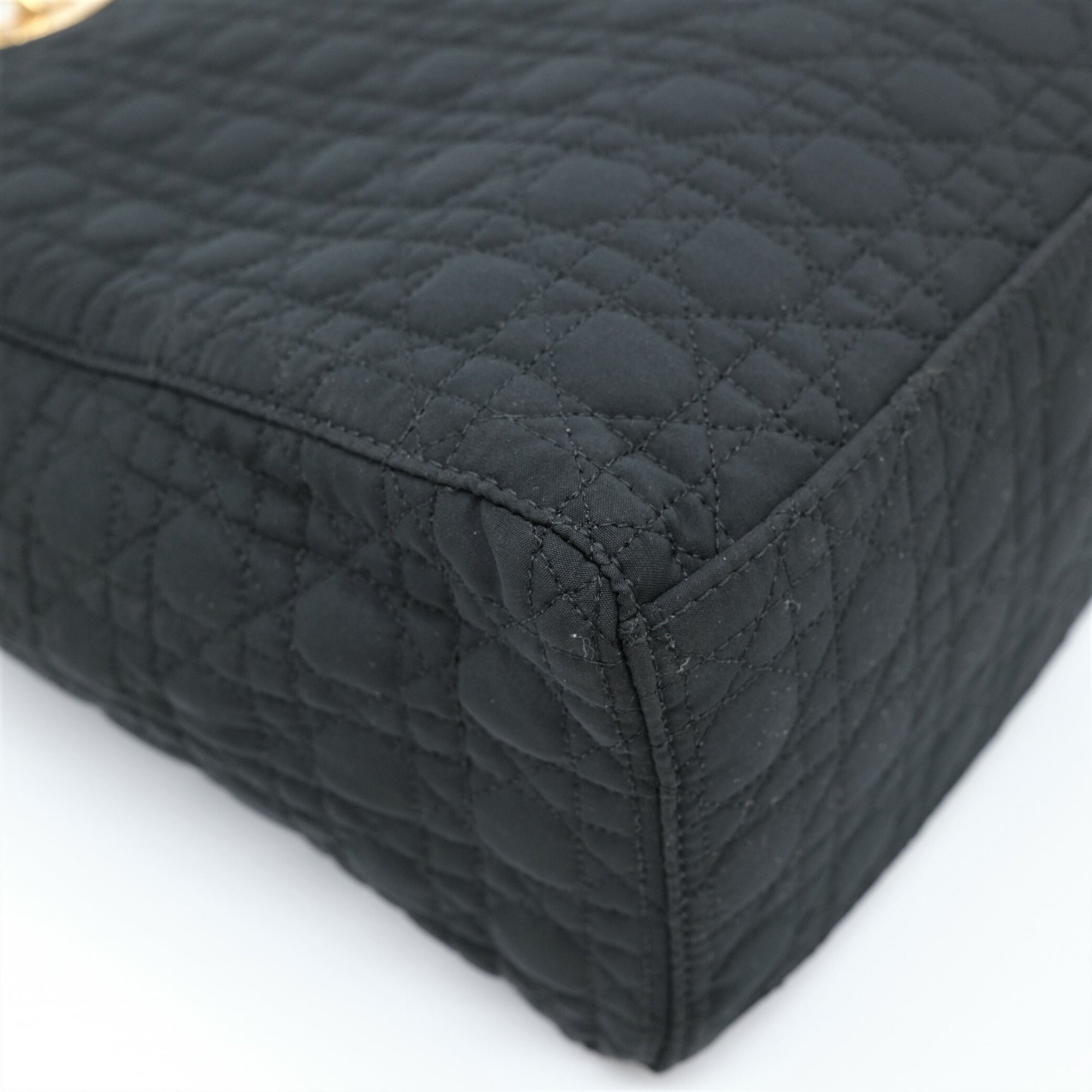 Christian Dior Black Quilting Handbag ()