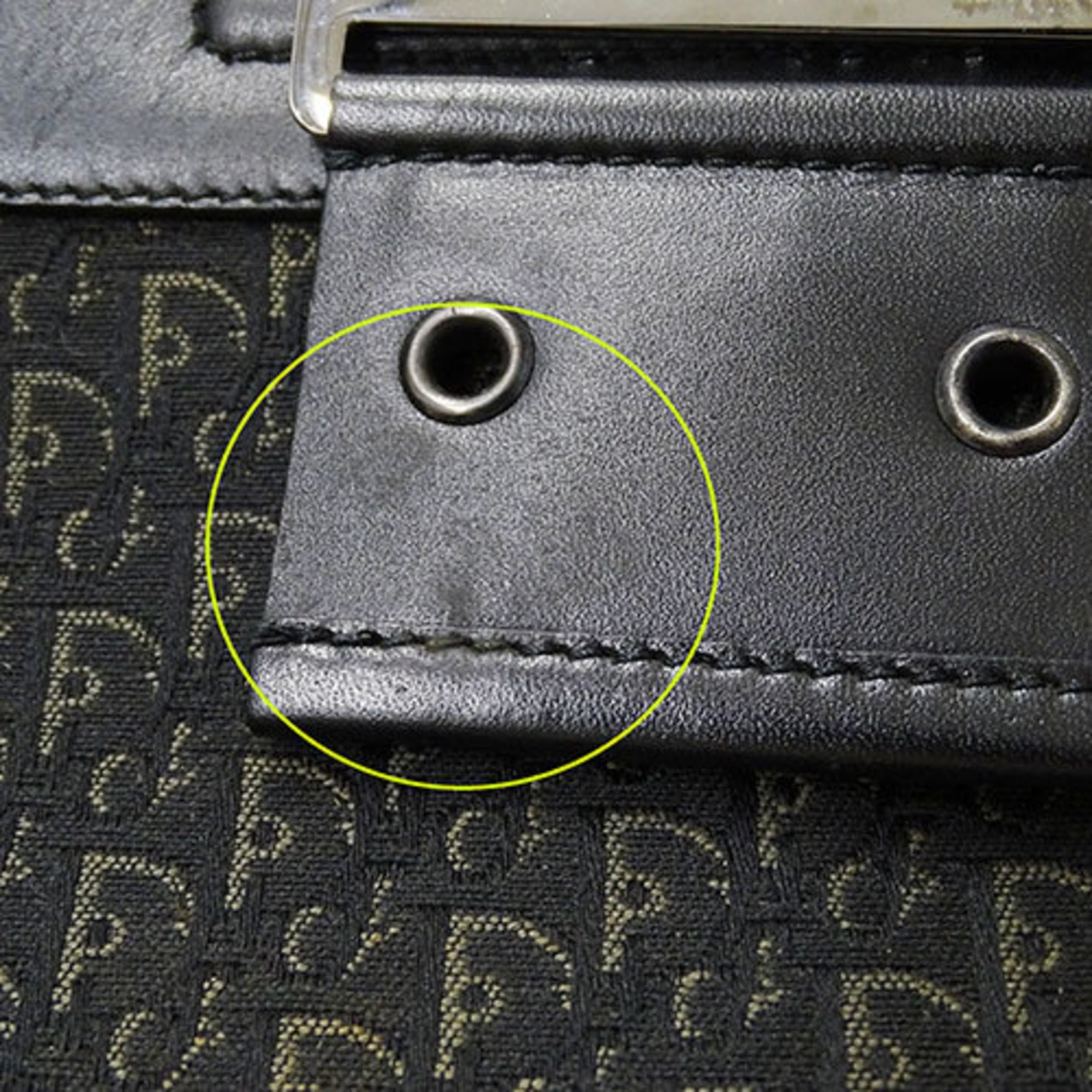 Christian Dior Black Canvas Handbag ()