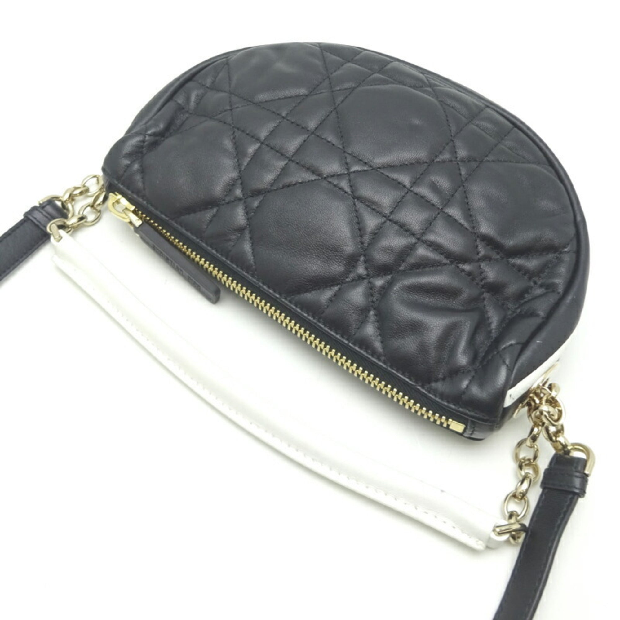 Christian Dior Black Leather Handbag ()