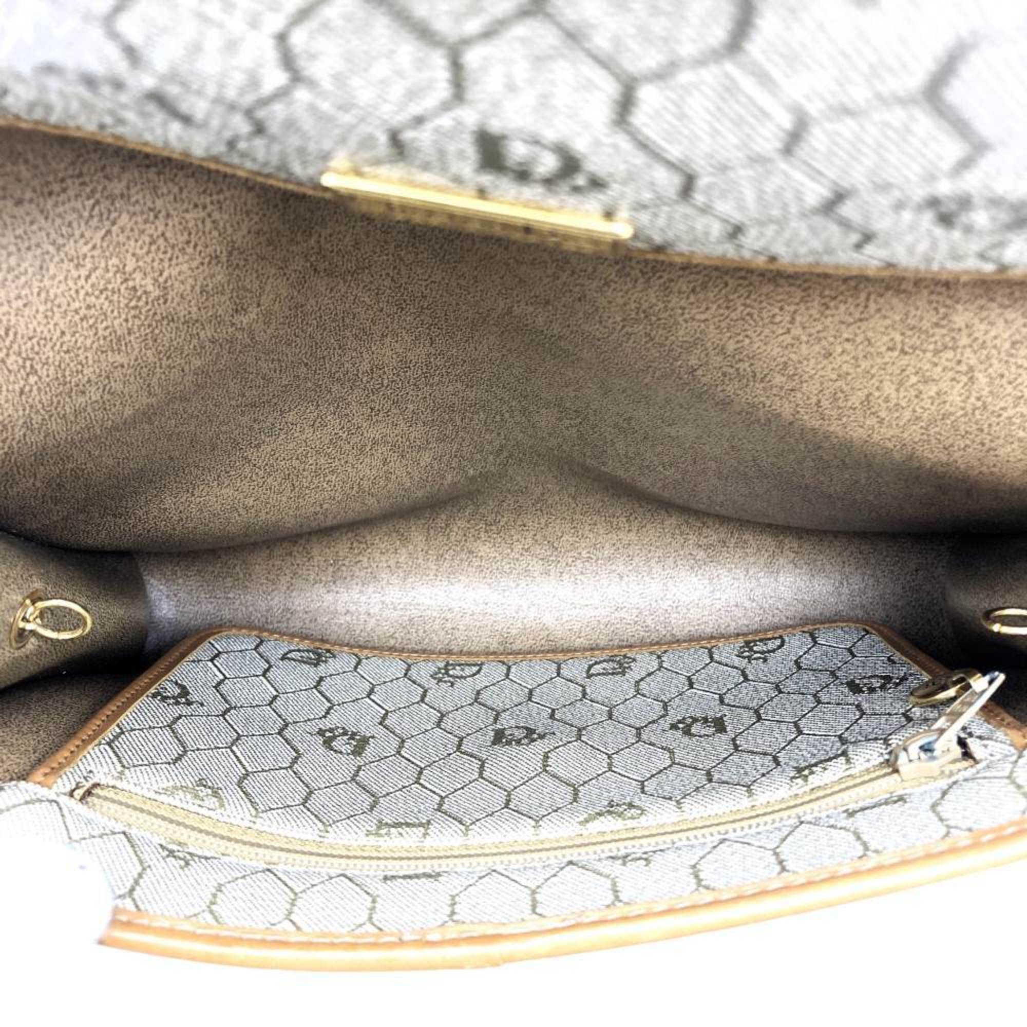 Christian Dior Beige Pvc Shoulder Bag ()