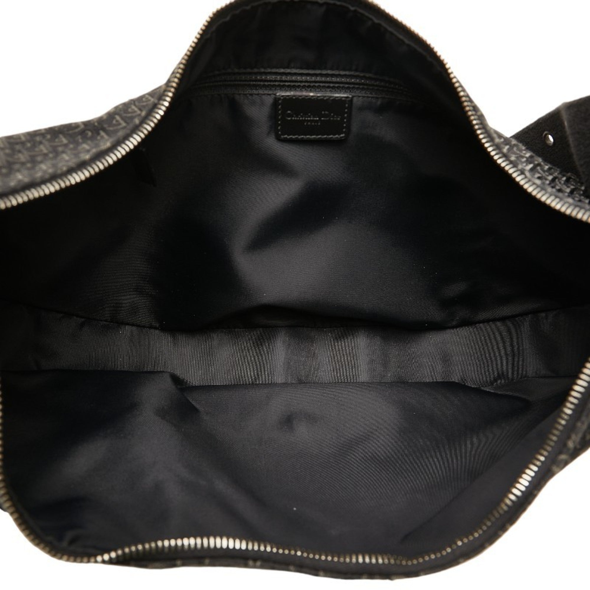 Christian Dior Black Canvas Shoulder Bag ()