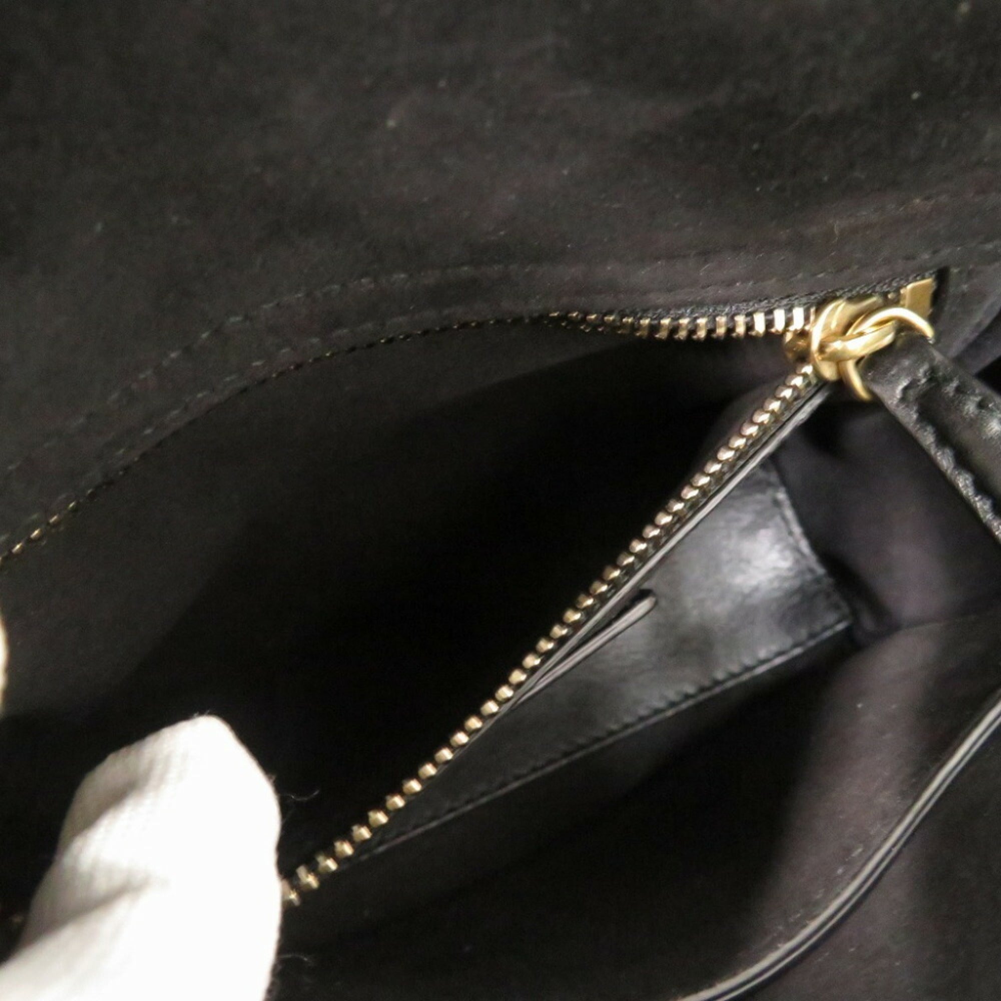 Christian Dior Beige Yellow Wool Leather Beads Handbag ()