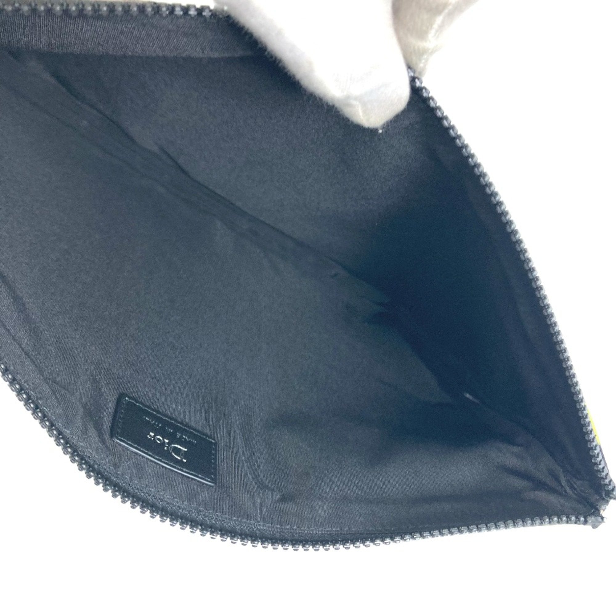 Christian Dior Black Cloth Clutch Bag ()