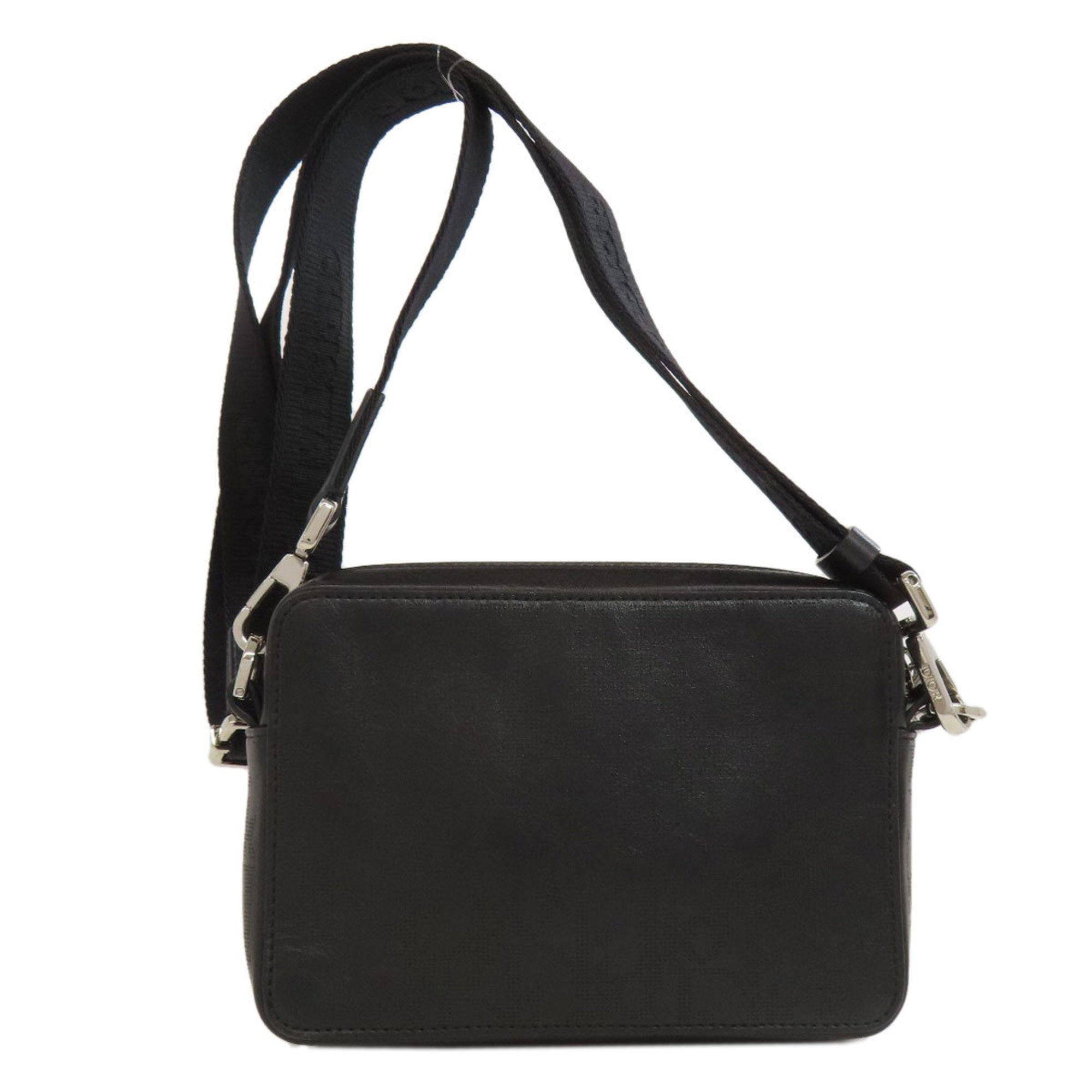 Christian Dior Black Leather Shoulder Bag ()