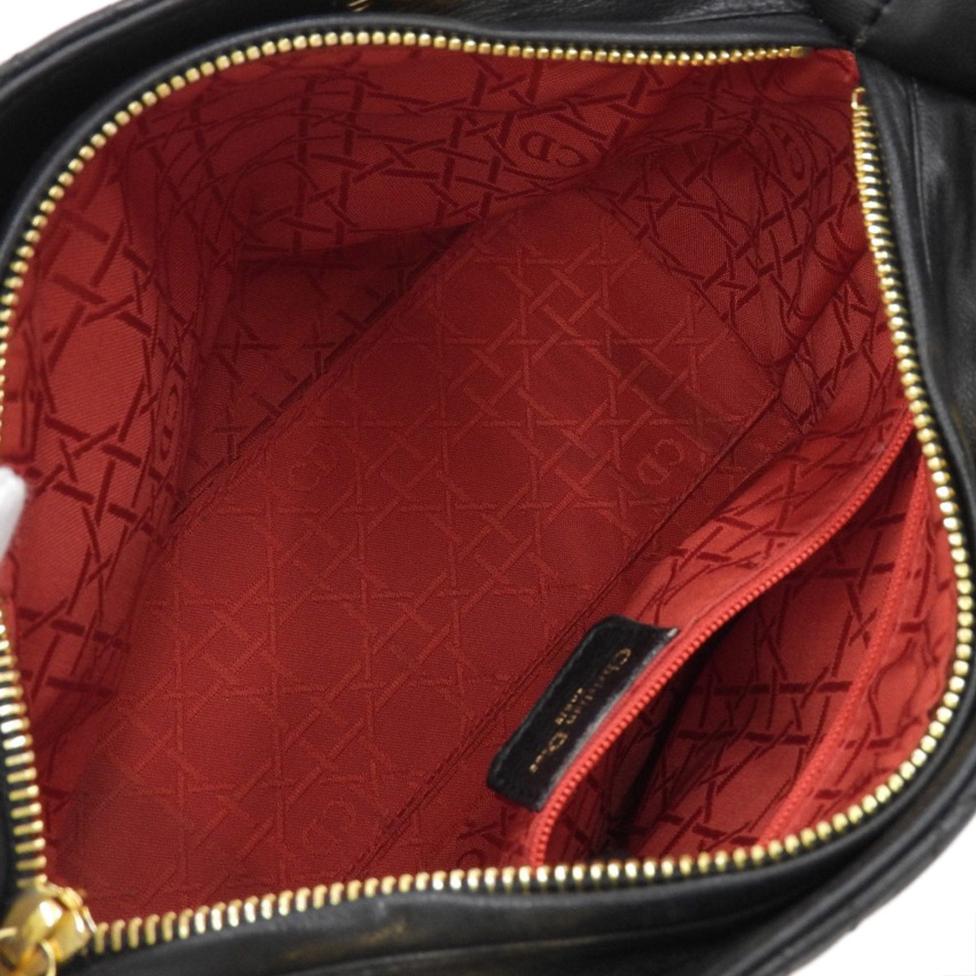 Christian Dior Black Leather Handbag ()