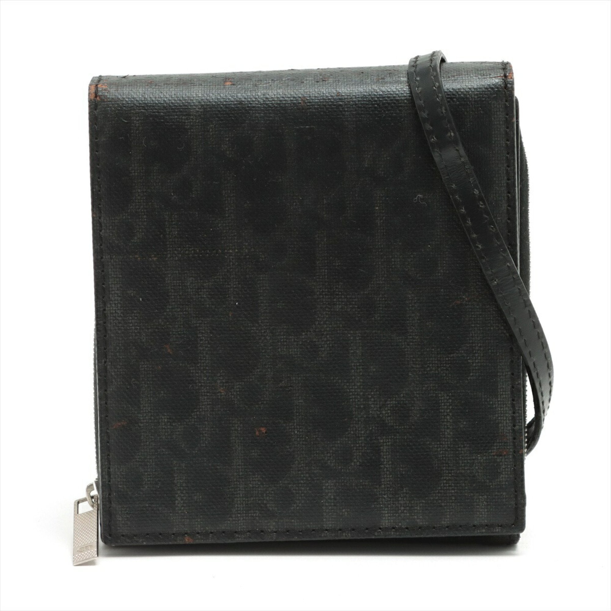 Christian Dior Black Leather Shoulder Bag Tote Bag ()
