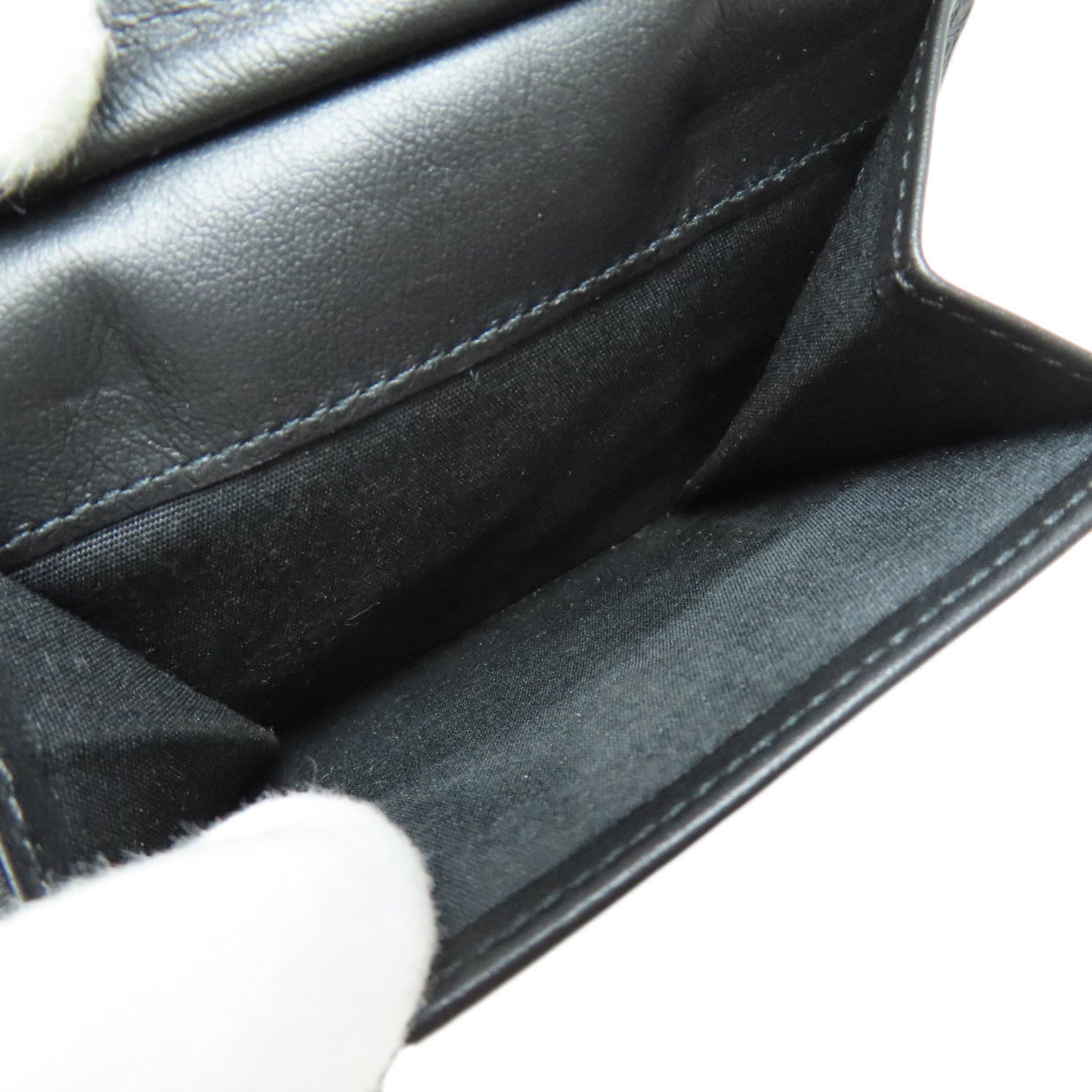Christian Dior Black Canvas Wallet (Bi-Fold) ()