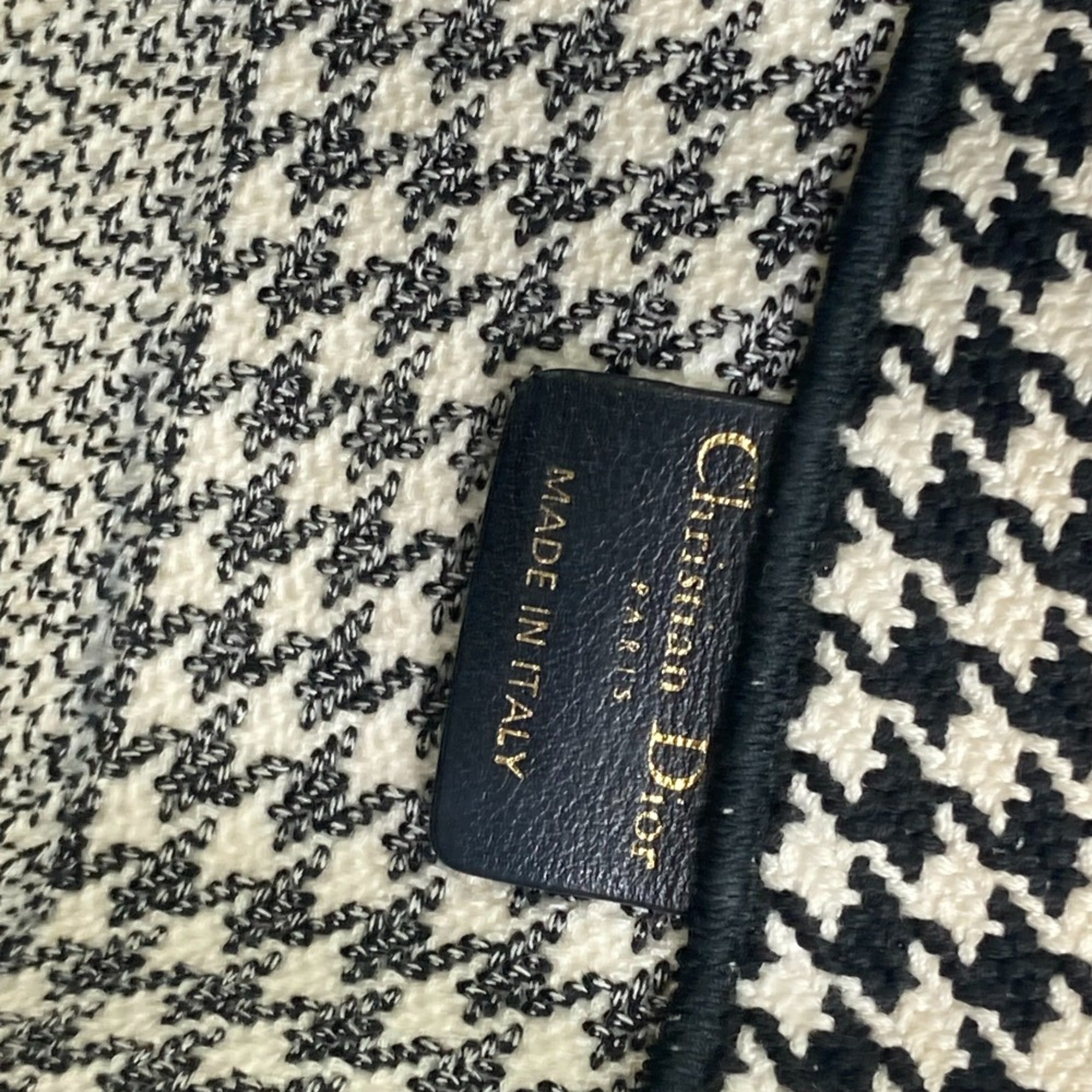 Christian Dior Black Cloth Tote Bag ()