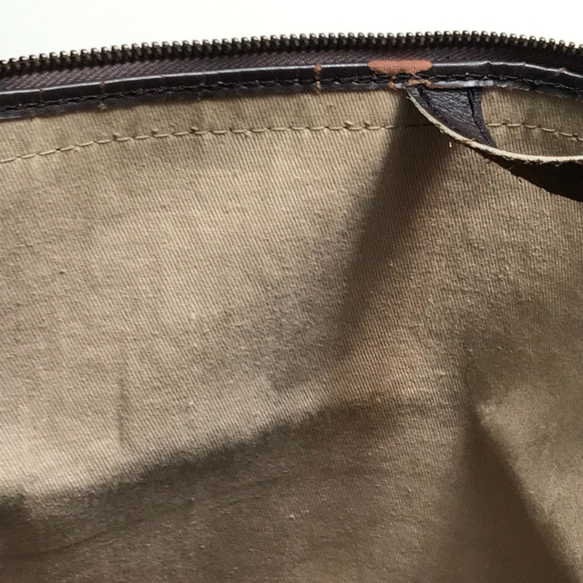 Christian Dior Beige Leather Shoulder Bag ()