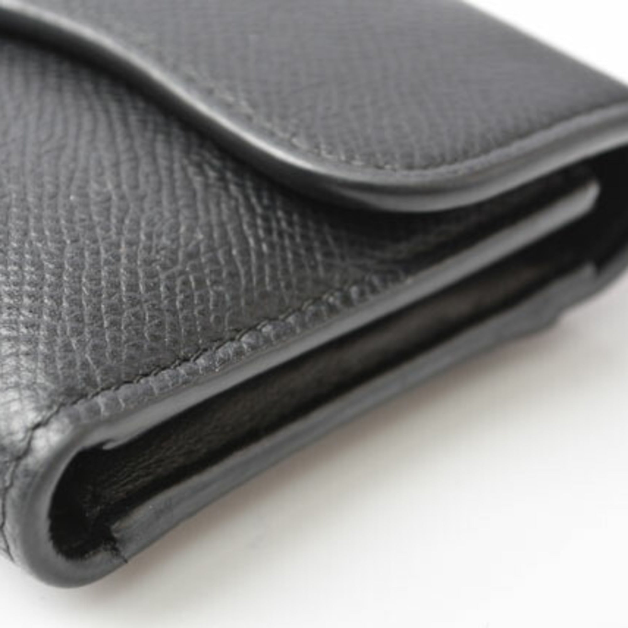Christian Dior Navy Leather Wallet (Tri-Fold) ()