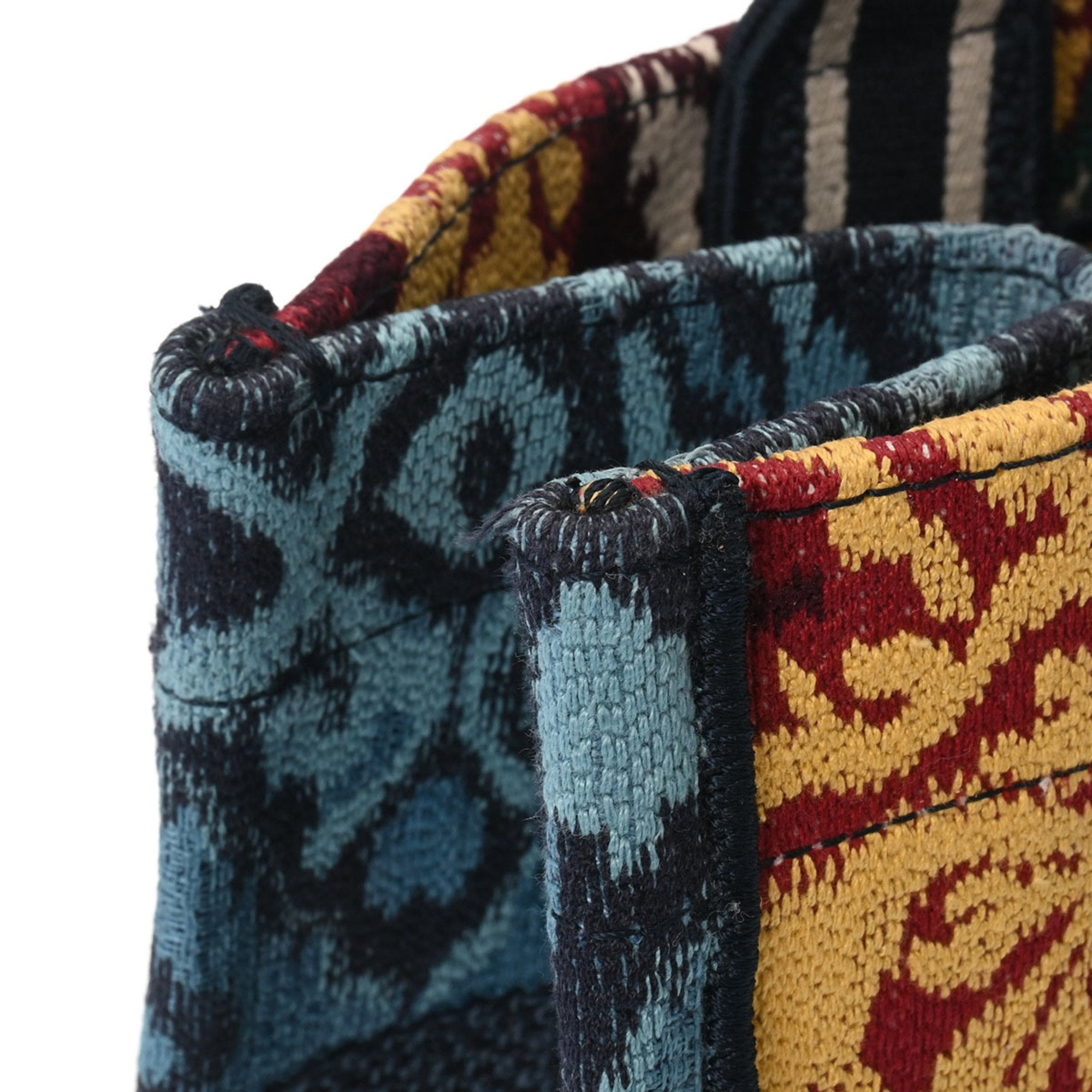 Christian Dior Multi-Color Jacquard Tote Bag ()