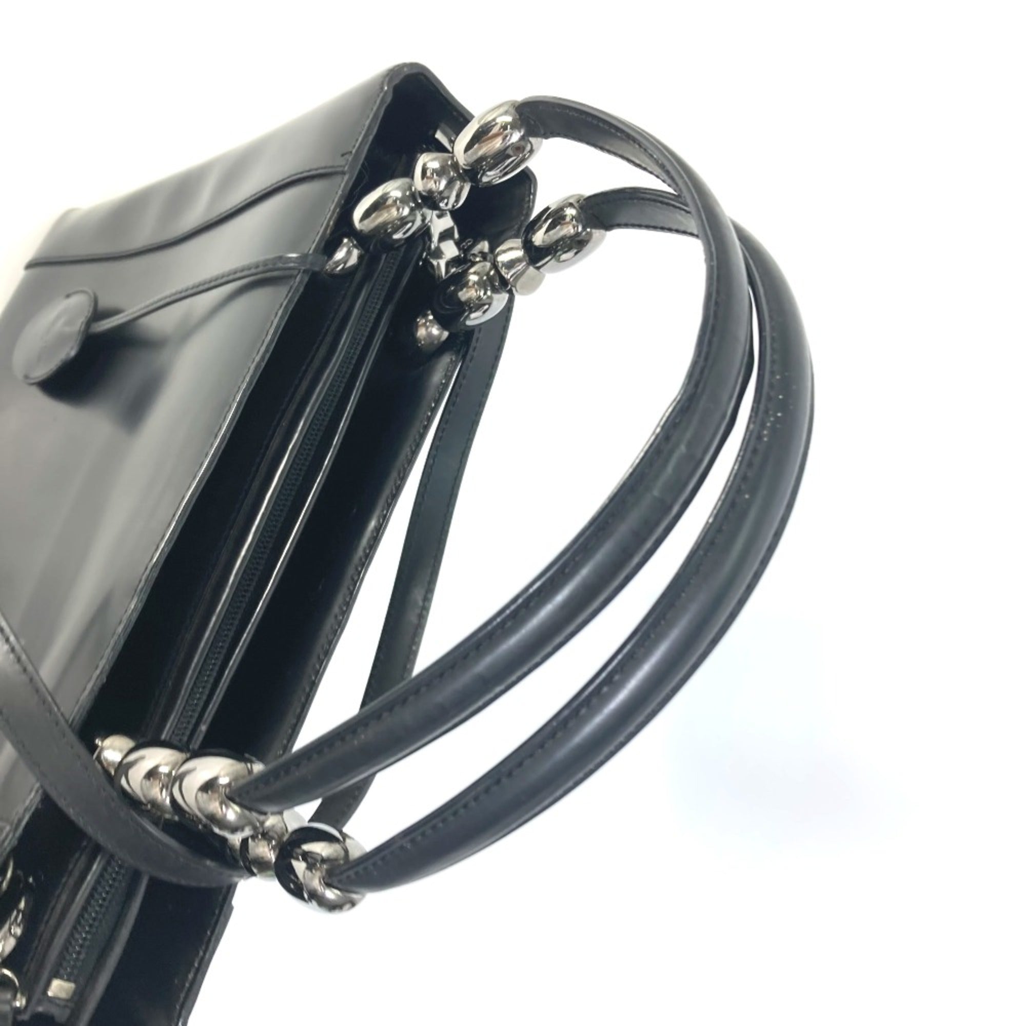 Christian Dior Black Leather Handbag ()