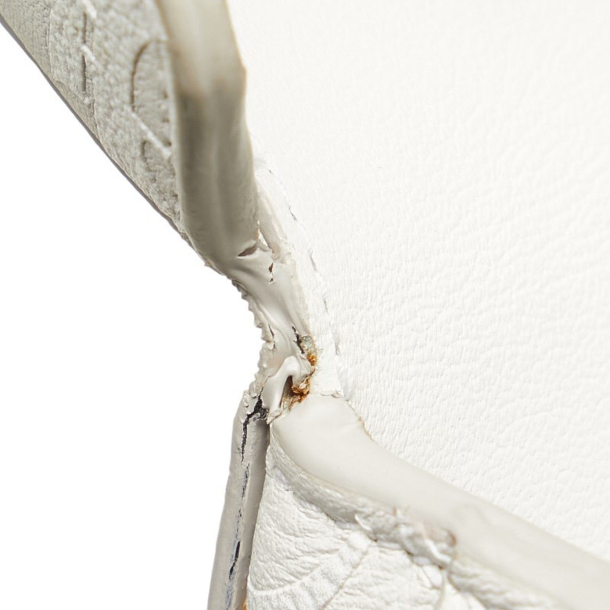 Christian Dior White Leather Shoulder Bag ()
