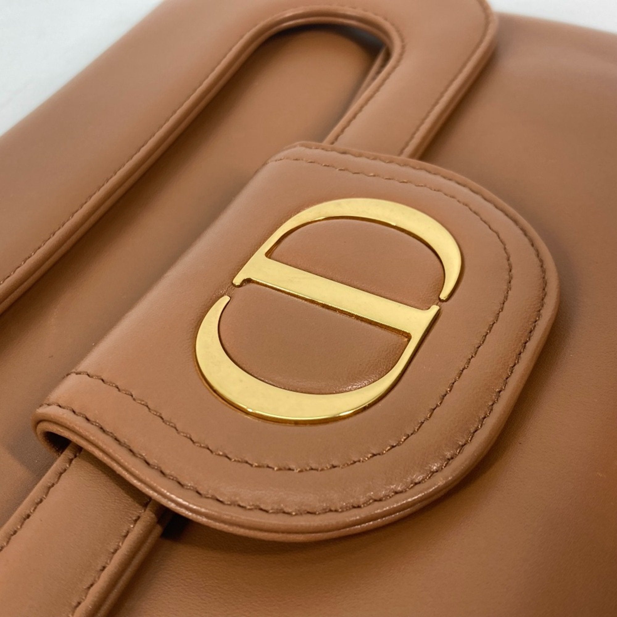 Christian Dior Brown Leather Handbag ()