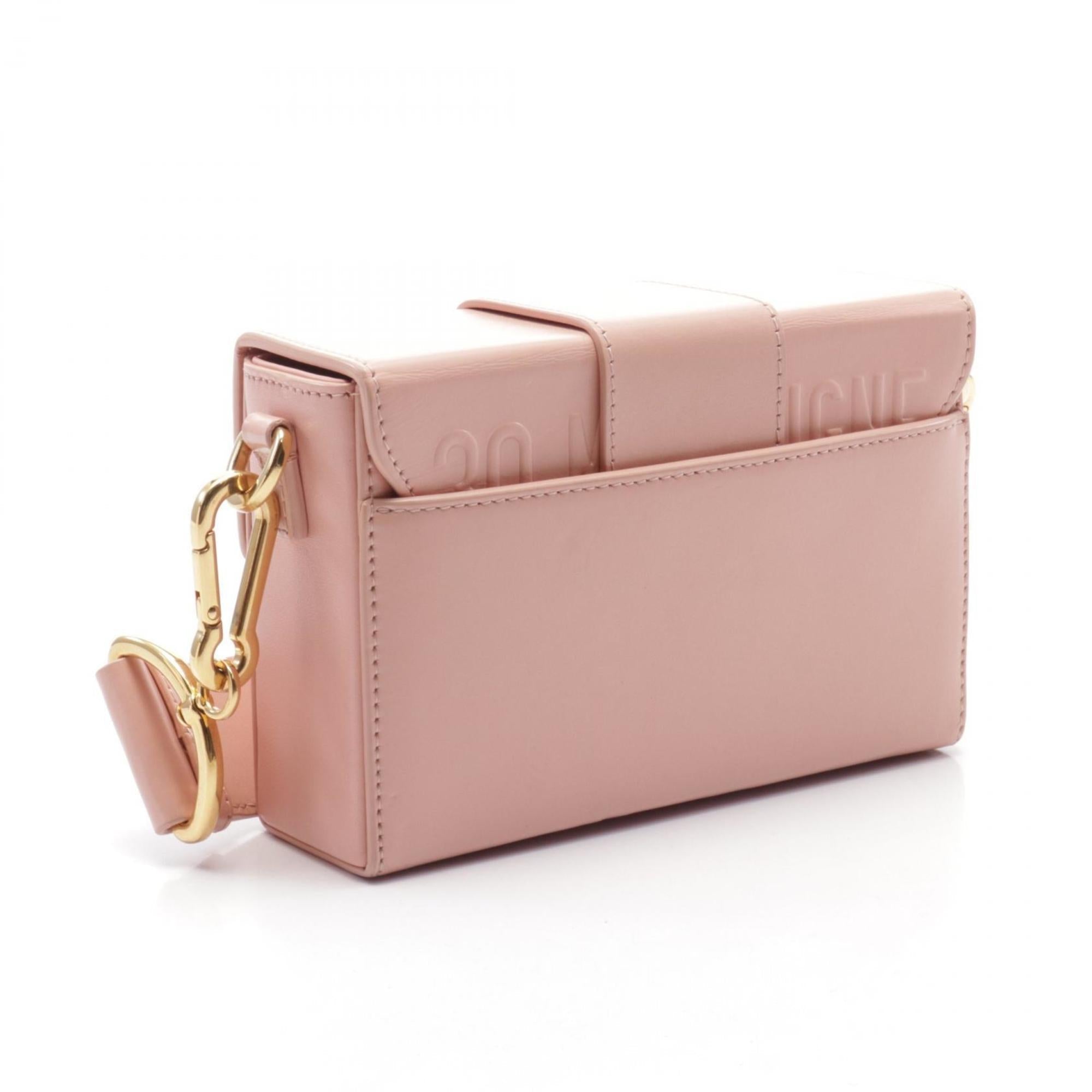 Christian Dior Pink Leather Shoulder Bag ()