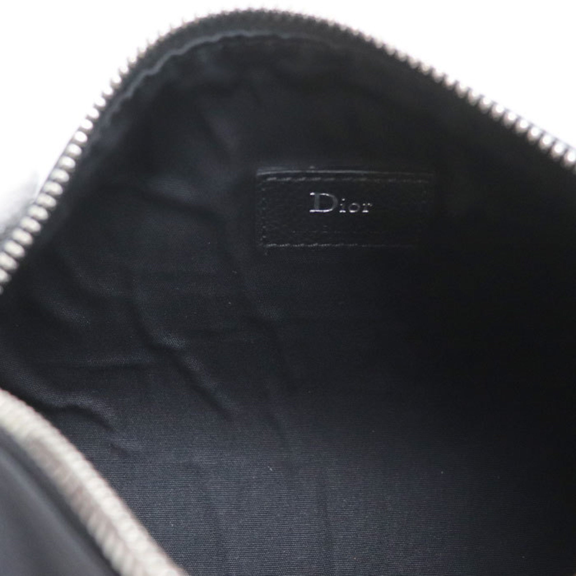 Christian Dior Black Leather Shoulder Bag ()