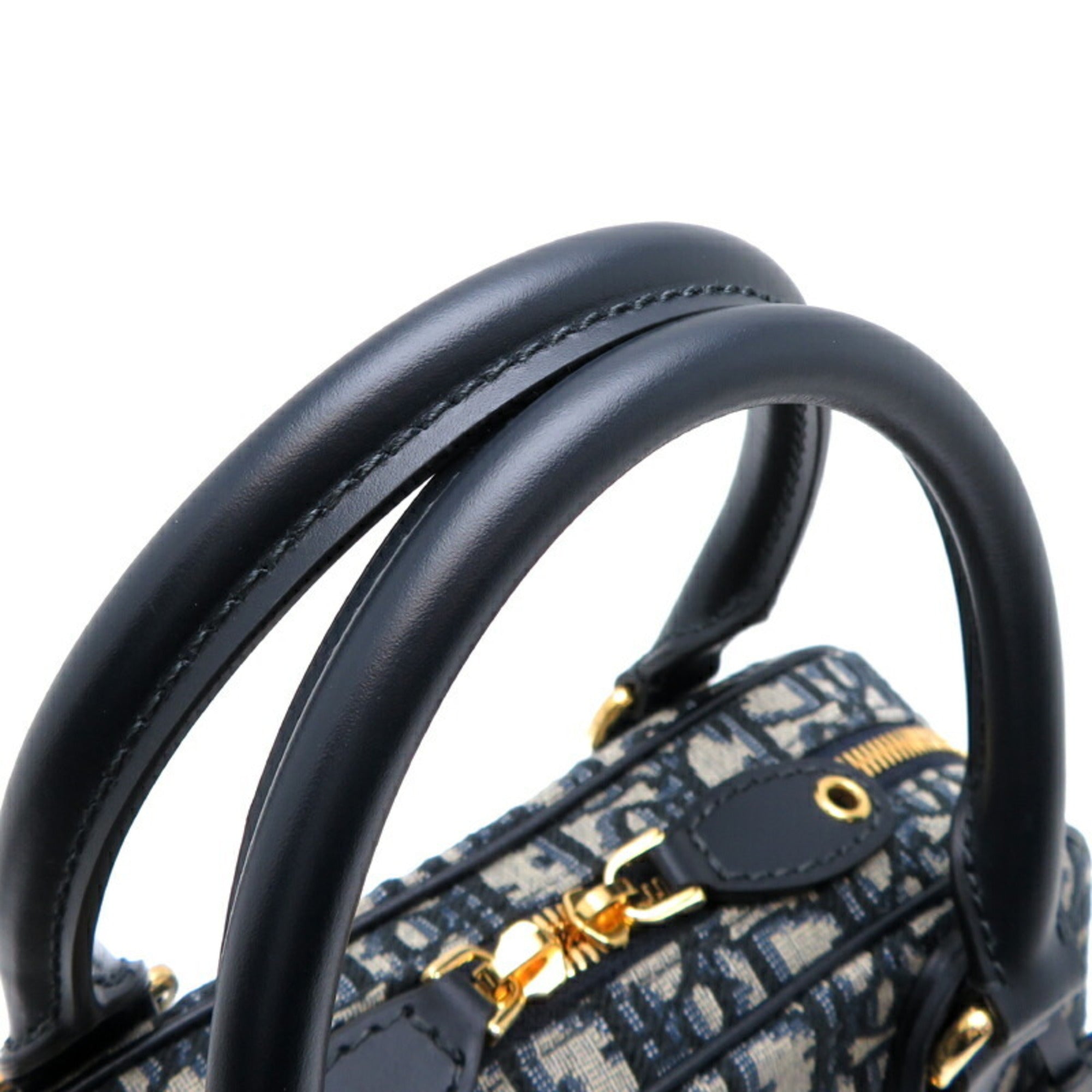 Christian Dior Navy Leather Handbag ()