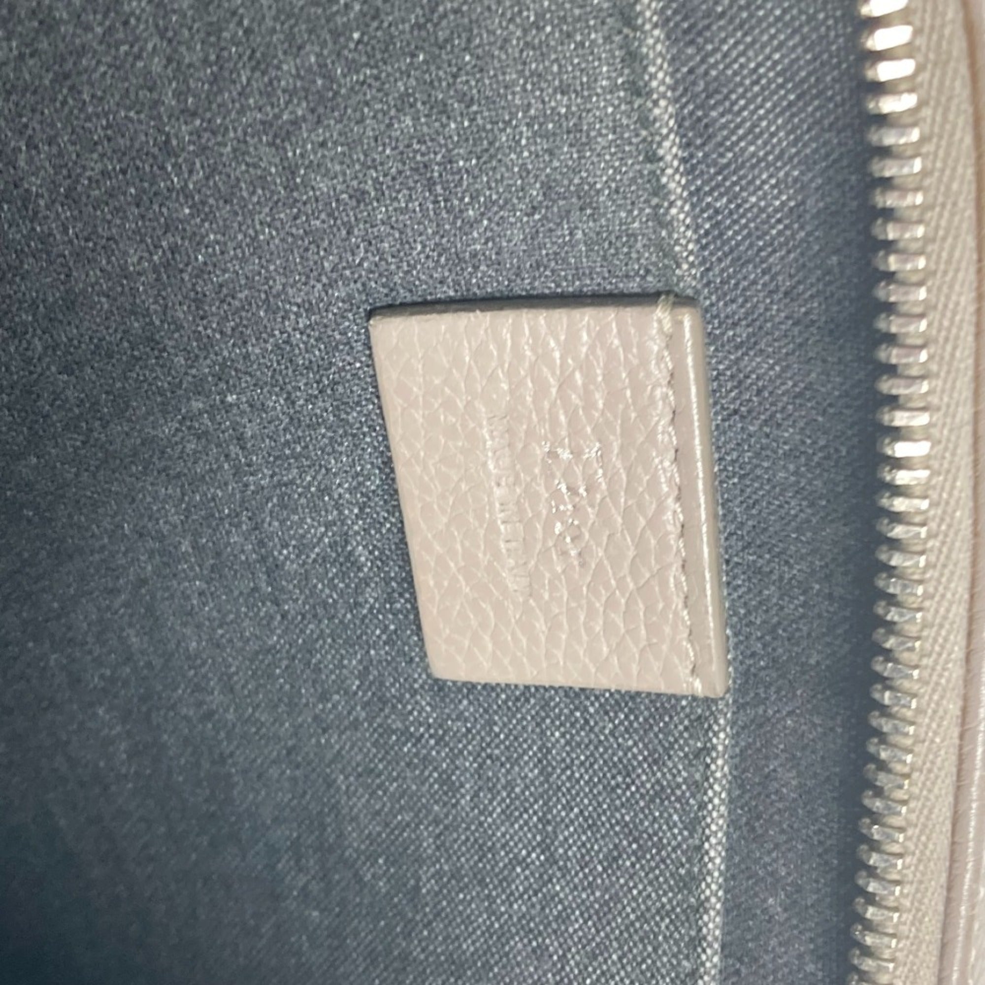 Christian Dior Gray Leather Clutch Bag ()