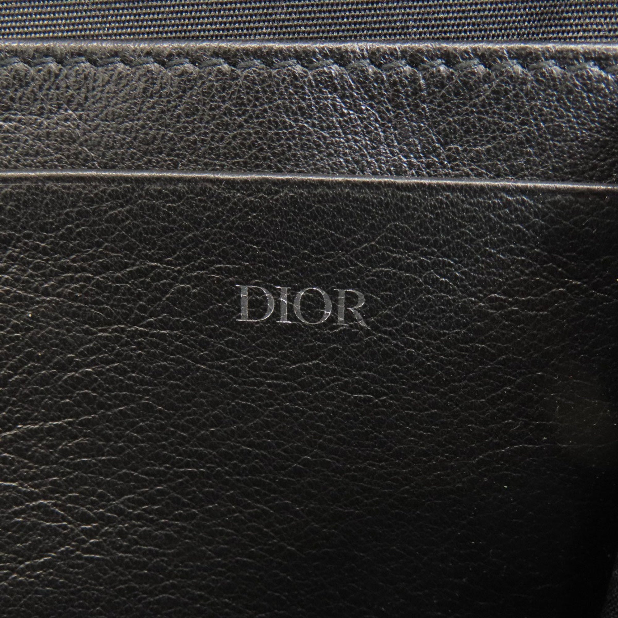 Christian Dior Black Leather Shoulder Bag ()
