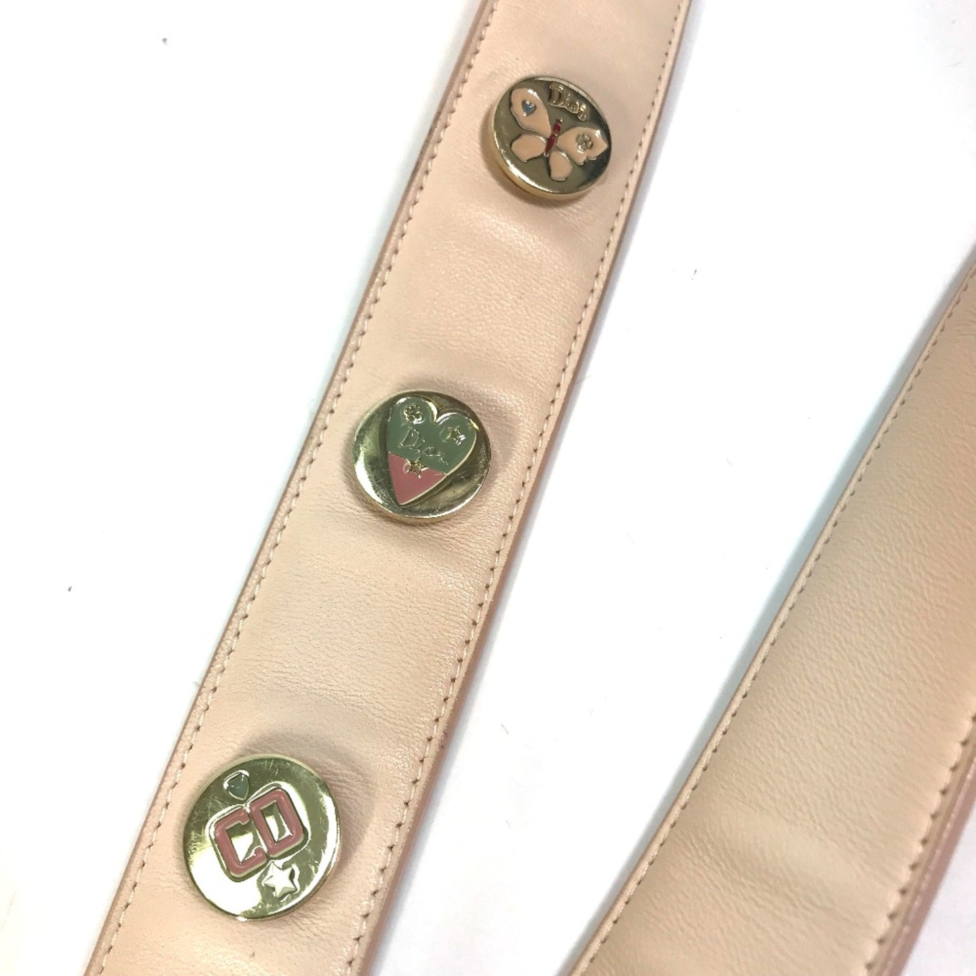 Christian Dior Beige Leather Handbag ()