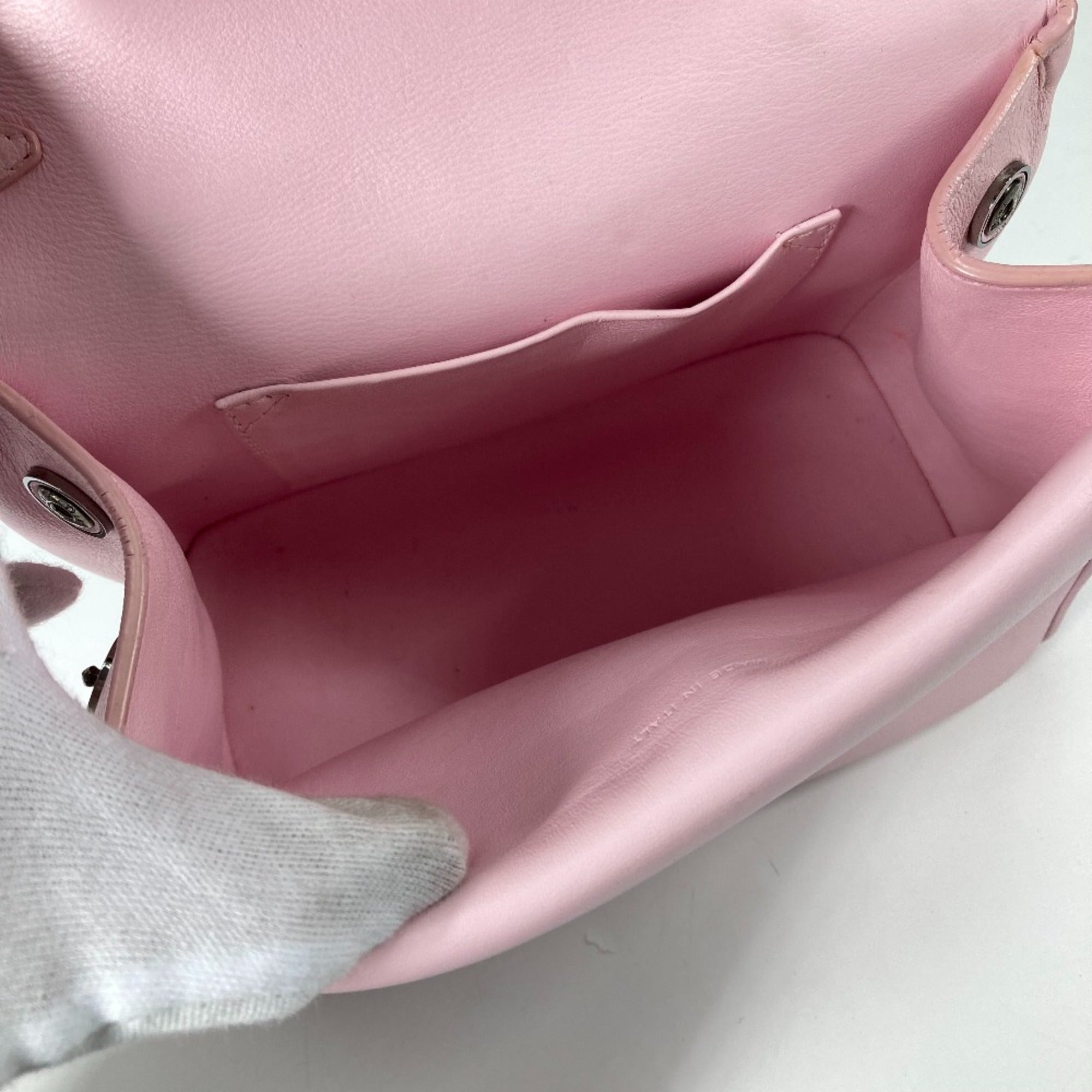 Christian Dior Pink Leather Handbag ()
