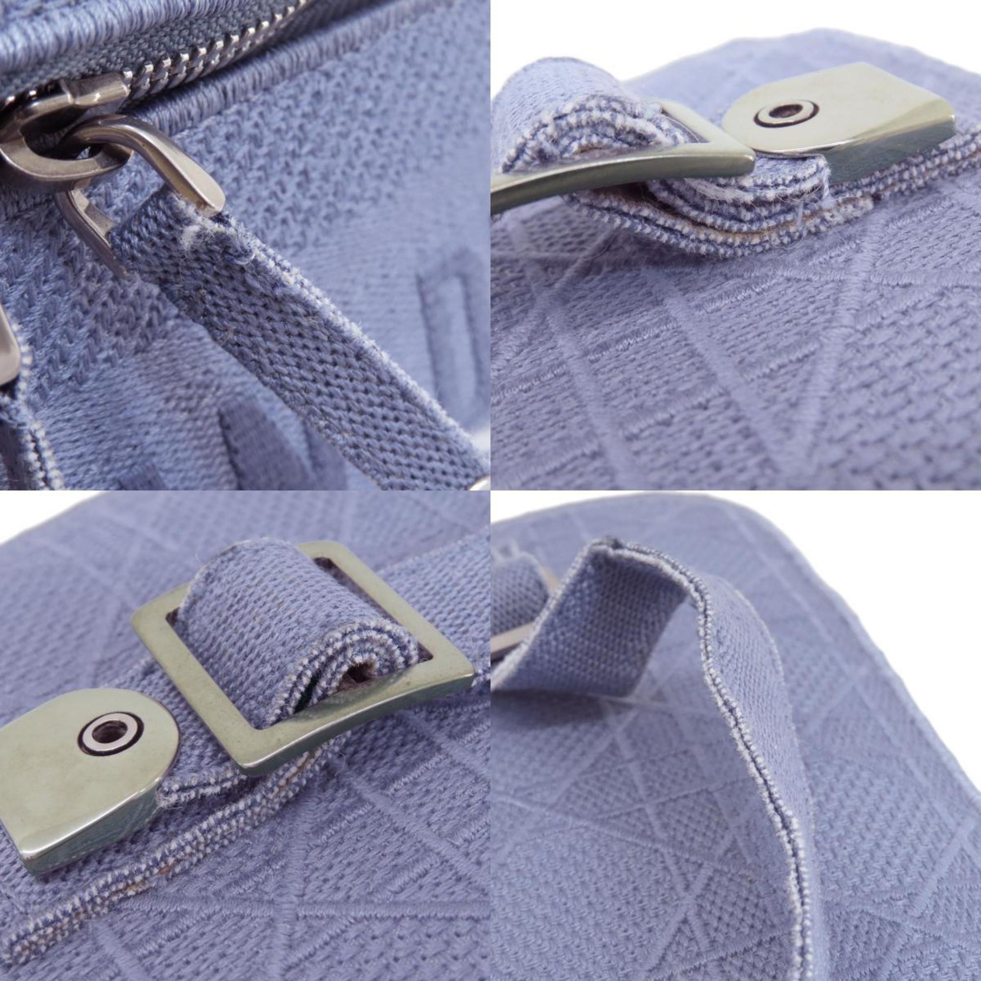 Christian Dior Blue Canvas Handbag ()