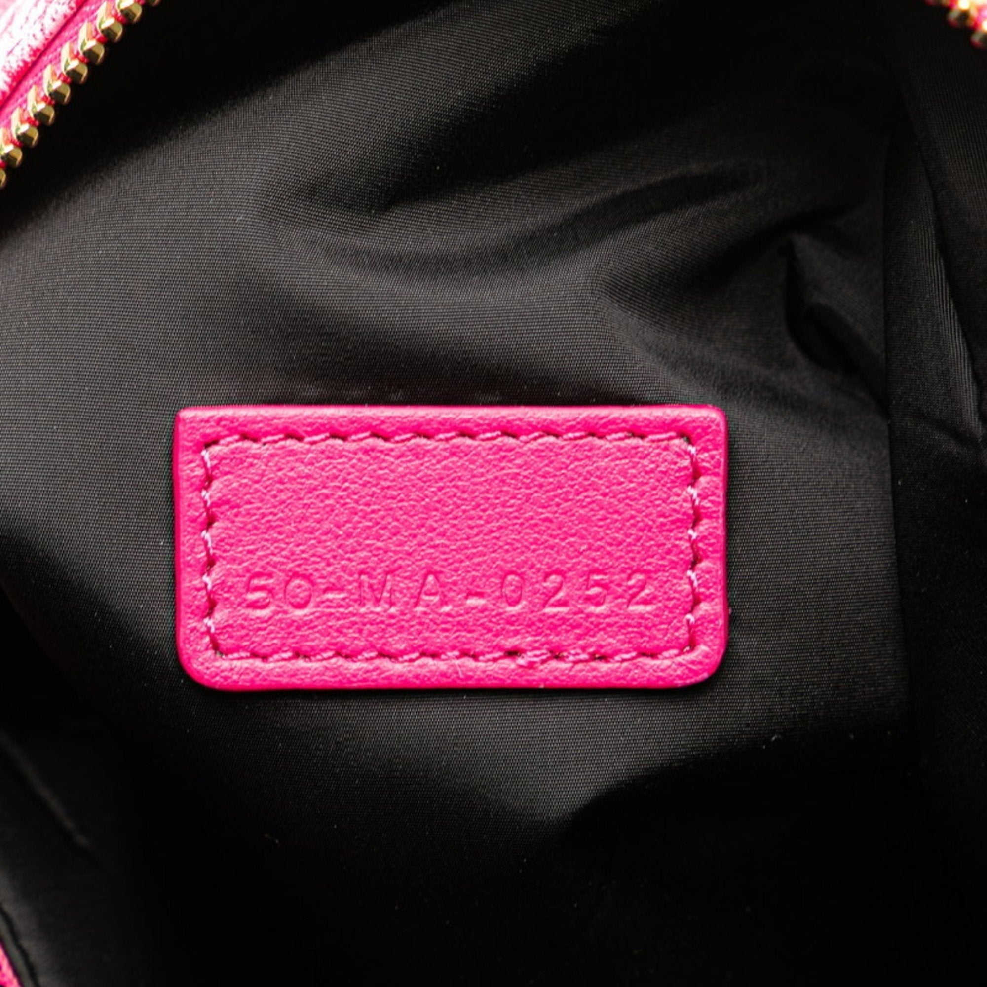 Christian Dior Pink Nylon Leather Handbag ()
