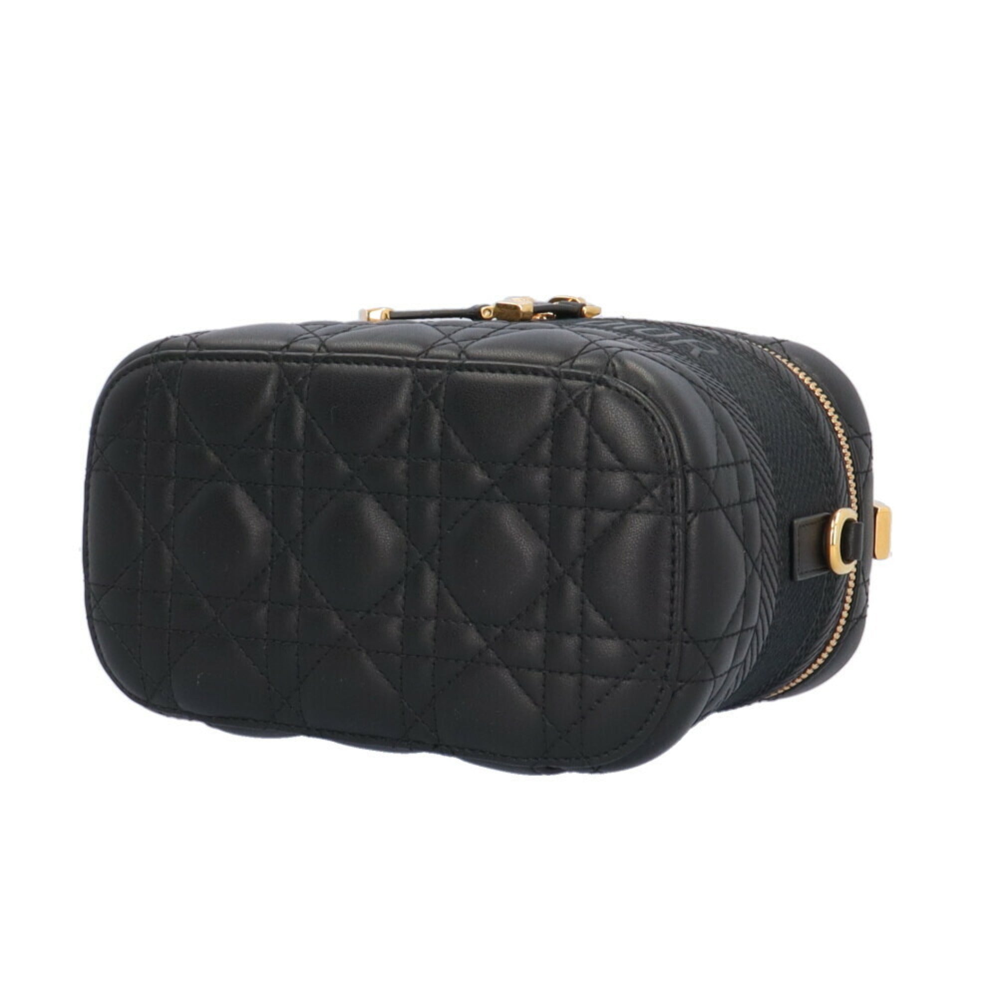 Christian Dior Black Leather Shoulder Bag ()