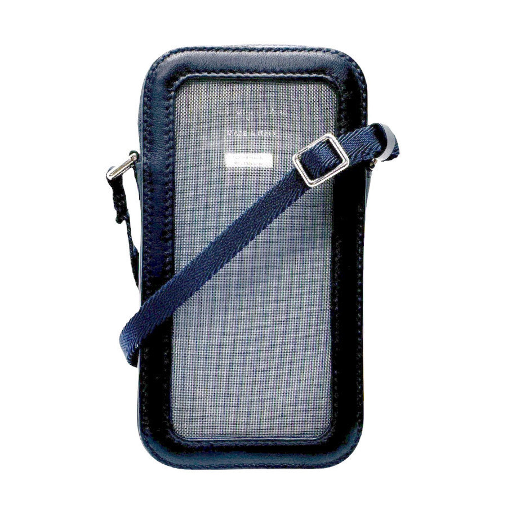 Christian Dior Navy Canvas Leather Shoulder Bag ()